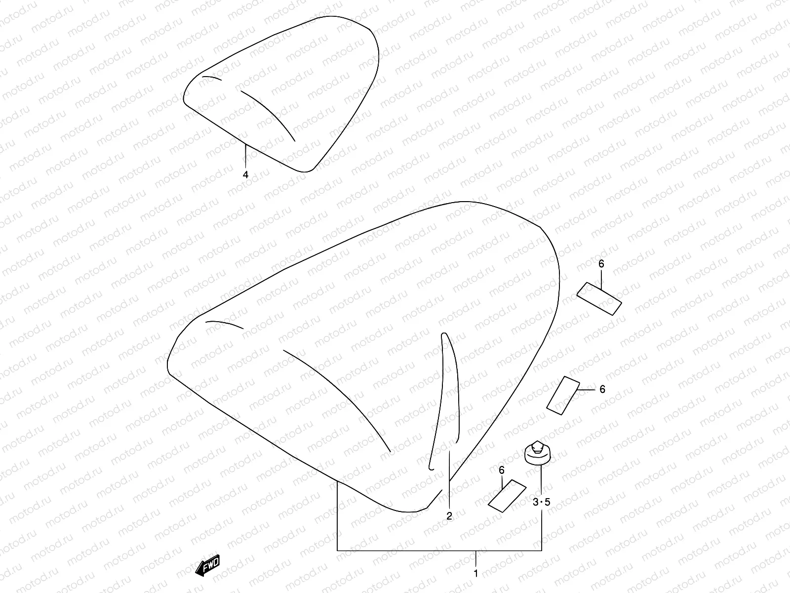 49C - SEAT TAIL BOX (MODEL X)