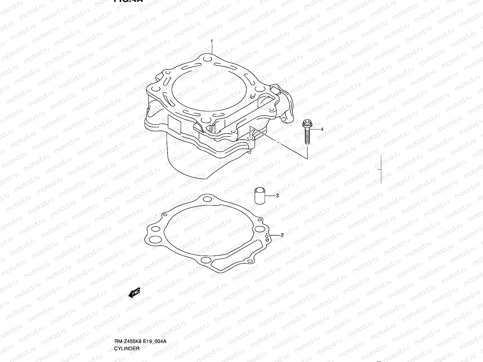 4A - CYLINDER (RM-Z450L1)