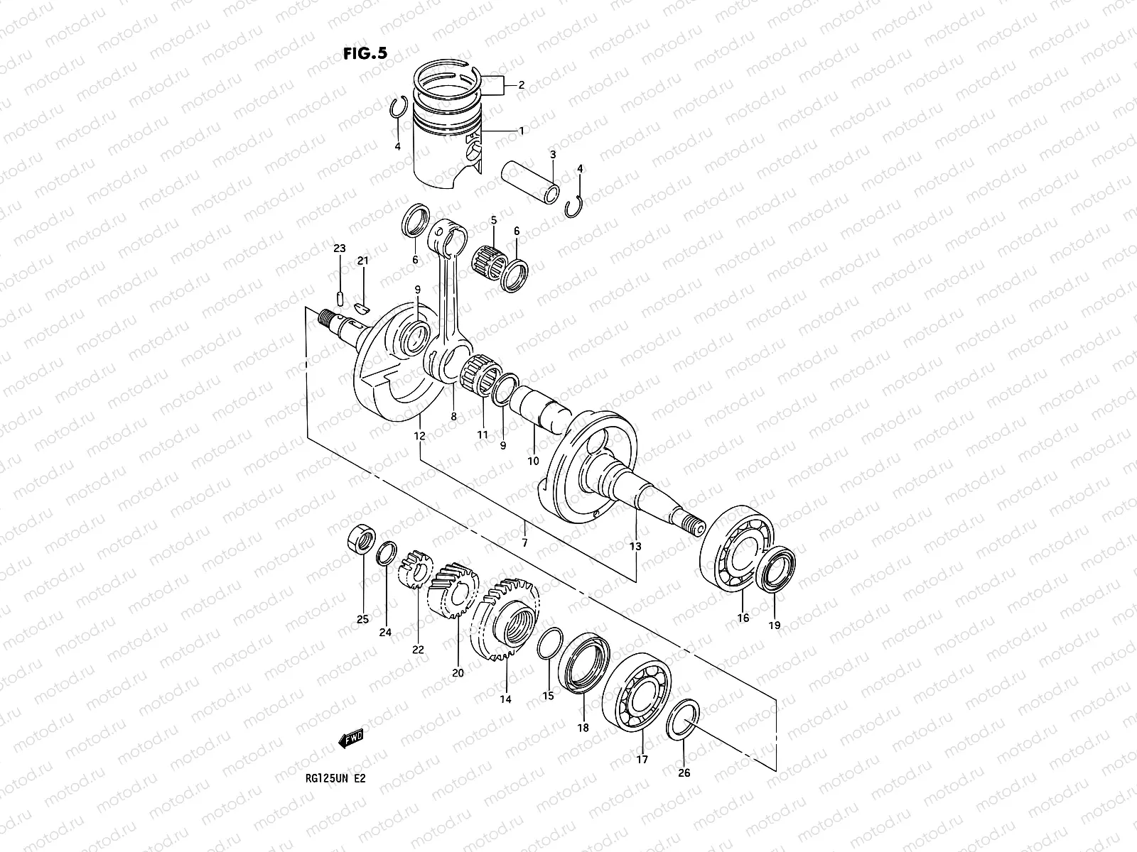 5 - CRANK SHAFT