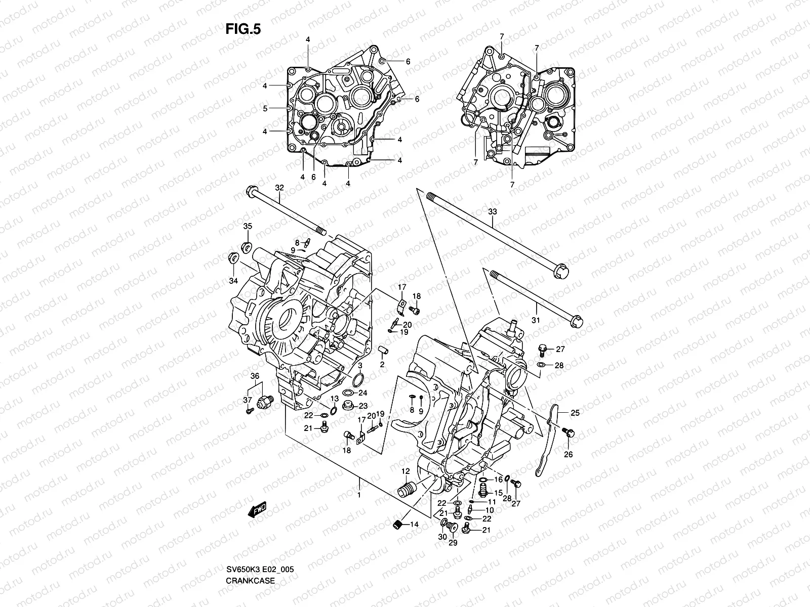 5 - CRANKCASE