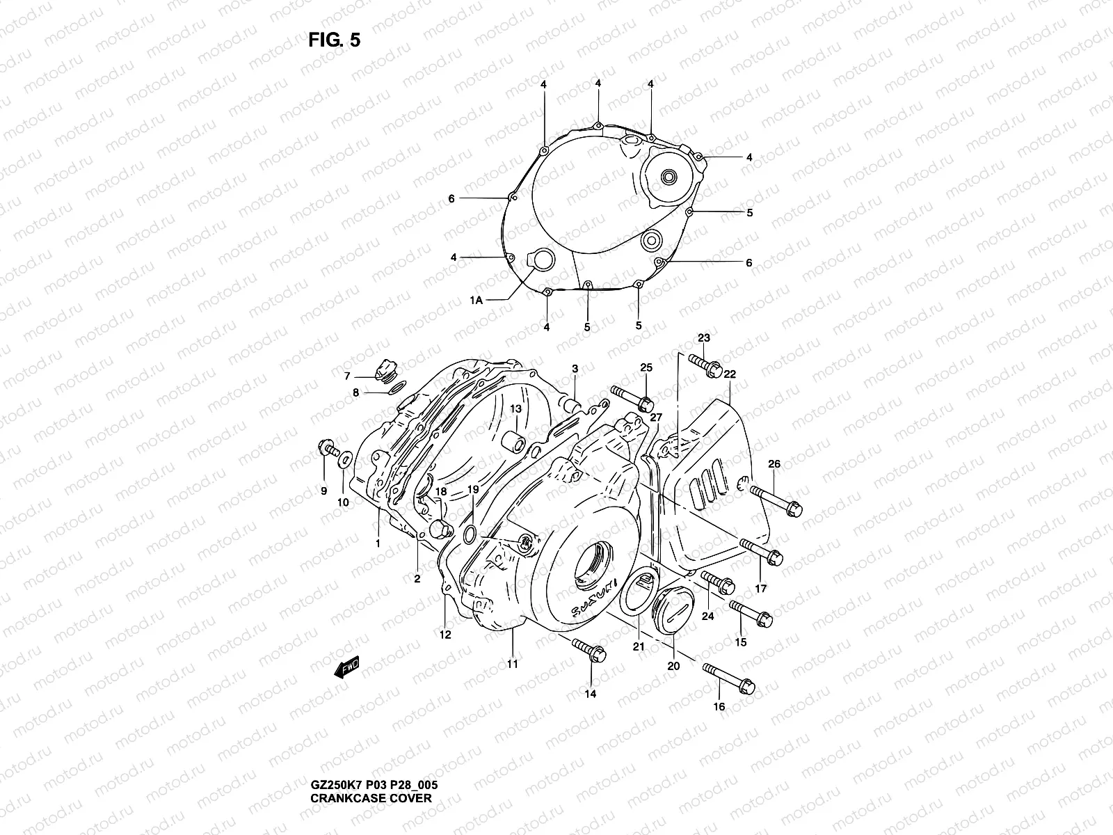 5 - CRANKCASE COVER