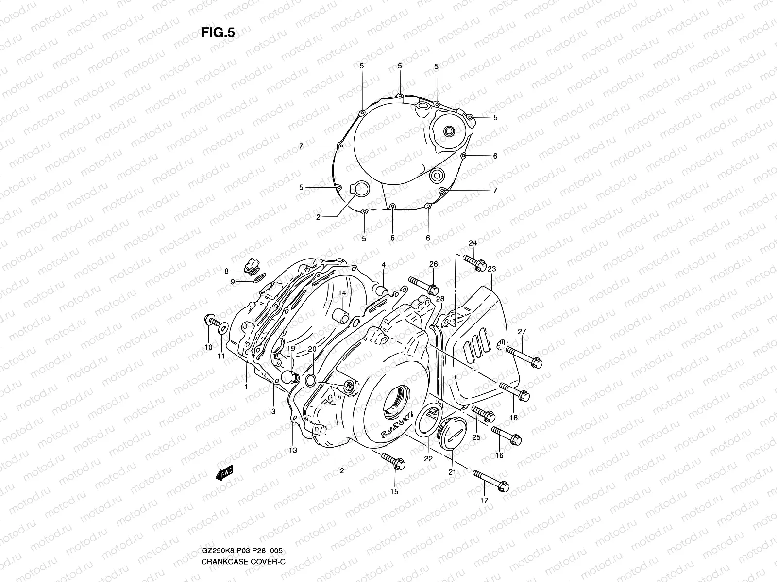5 - CRANKCASE COVER