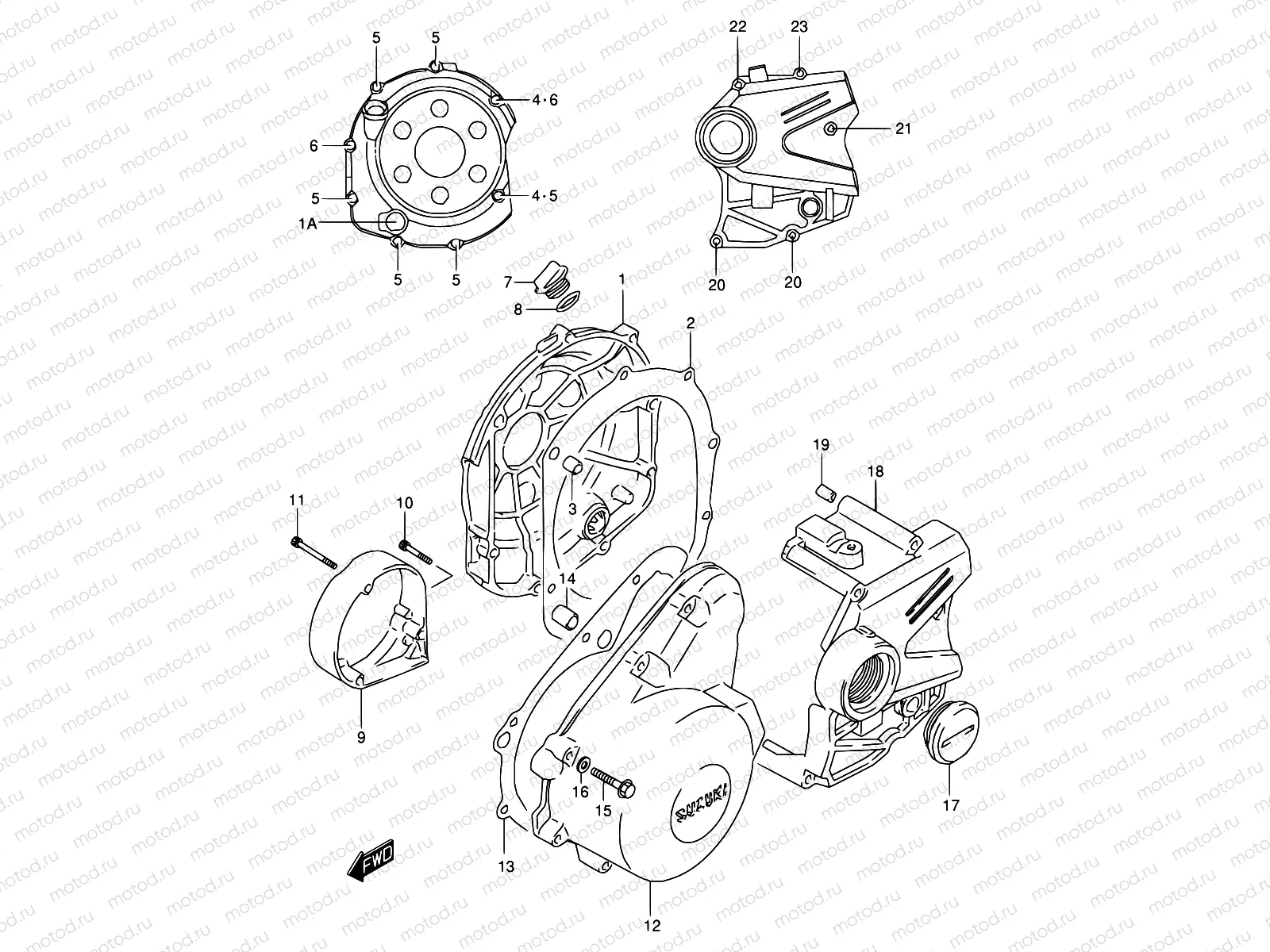 5 - CRANKCASE COVER