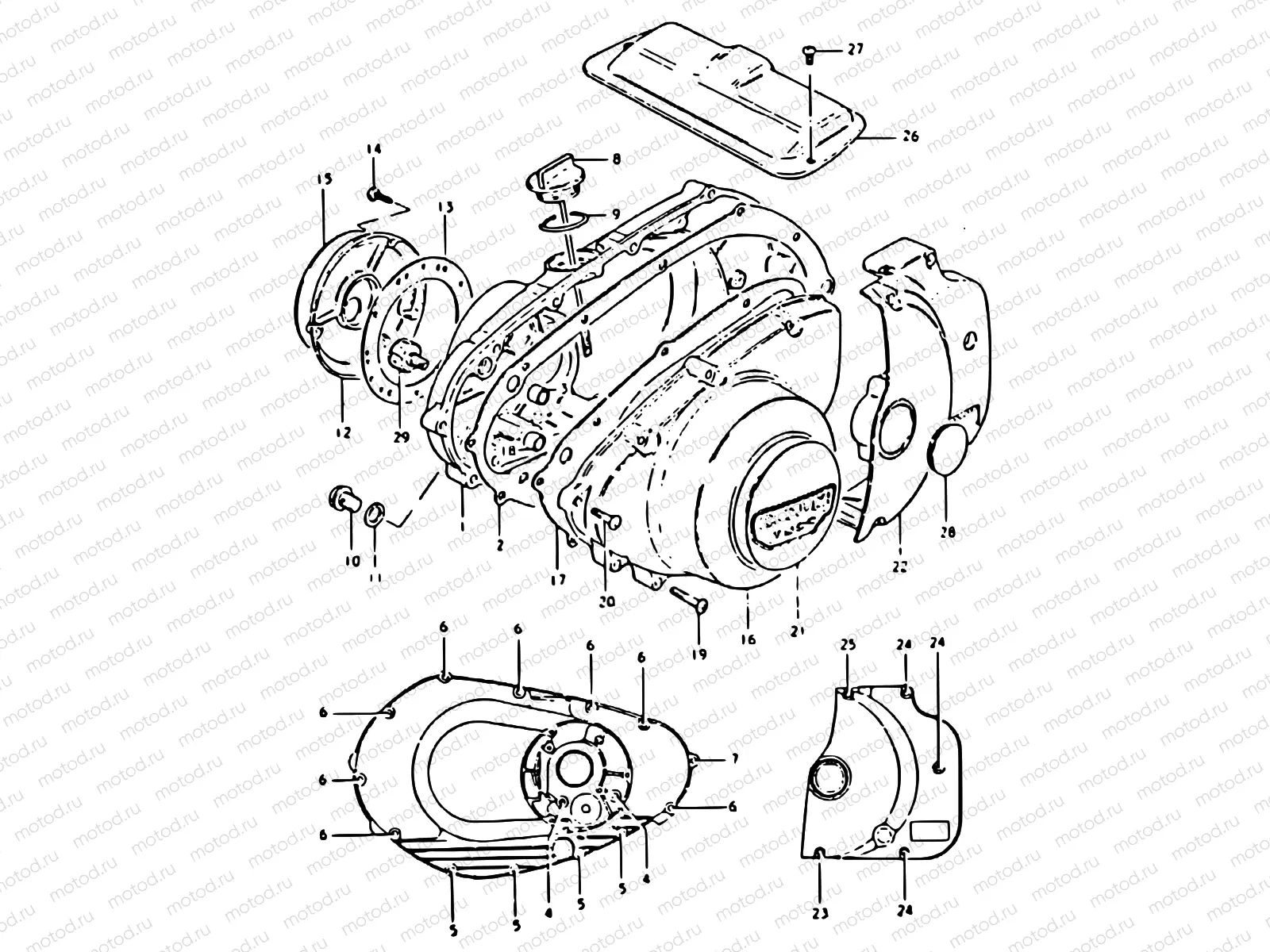 5 - CRANKCASE COVER