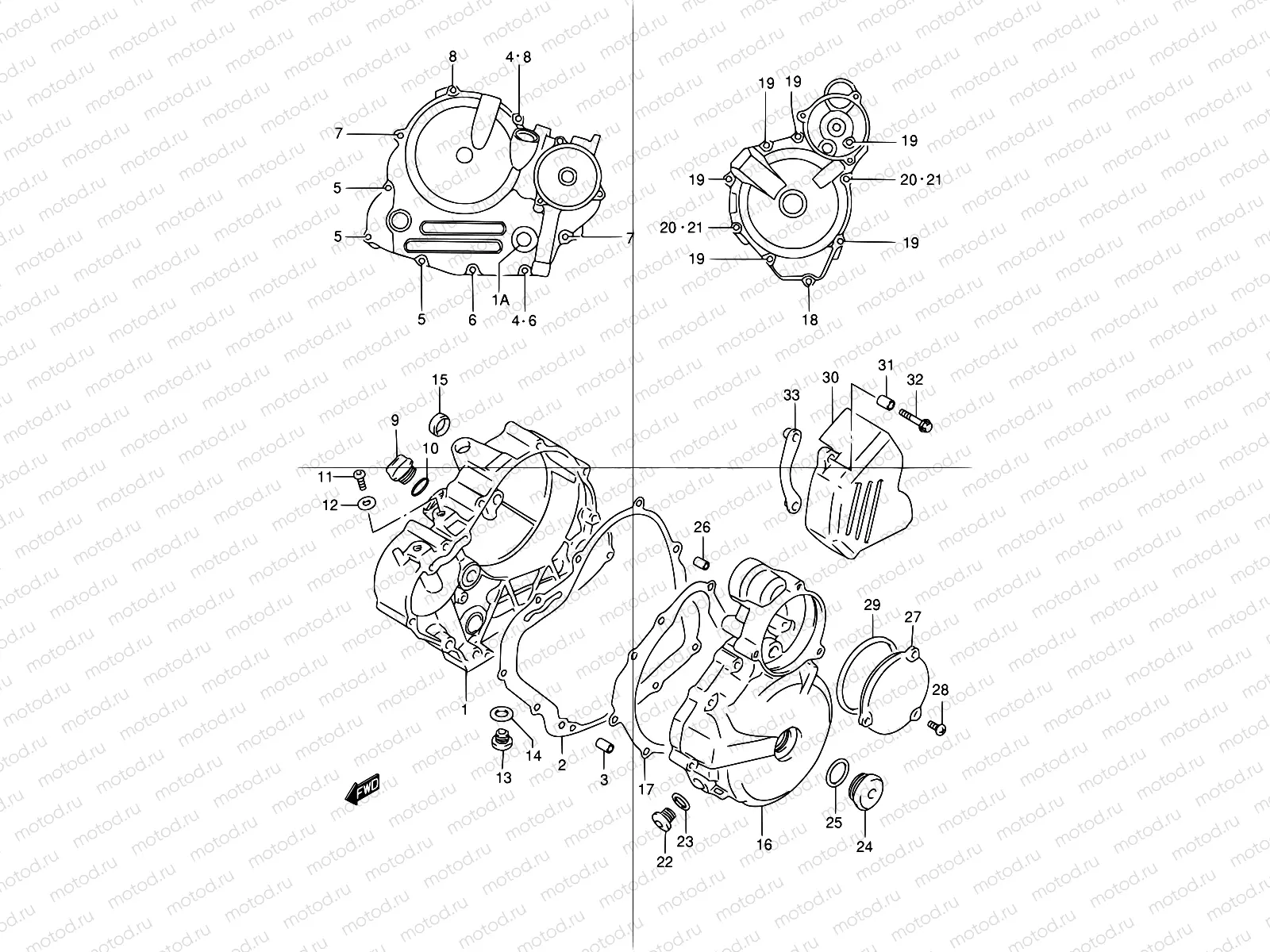 5 - CRANKCASE COVER