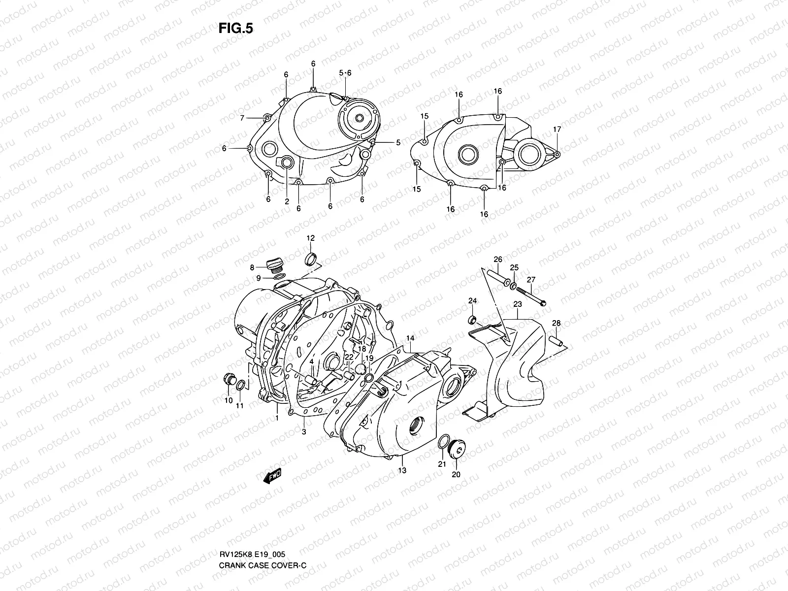5 - CRANKCASE COVER
