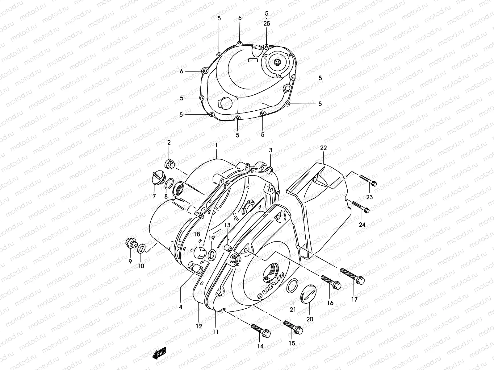 5 - CRANKCASE COVER