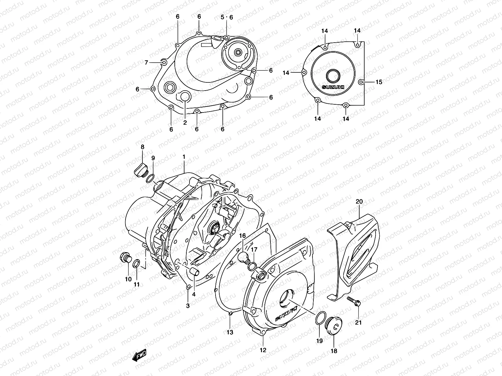 5 - CRANKCASE COVER