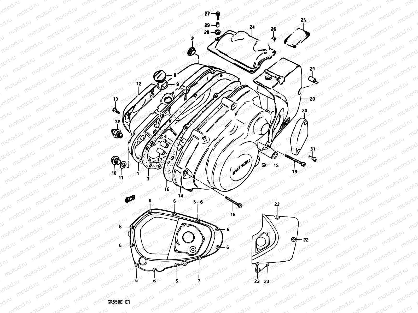 5 - CRANKCASE COVER