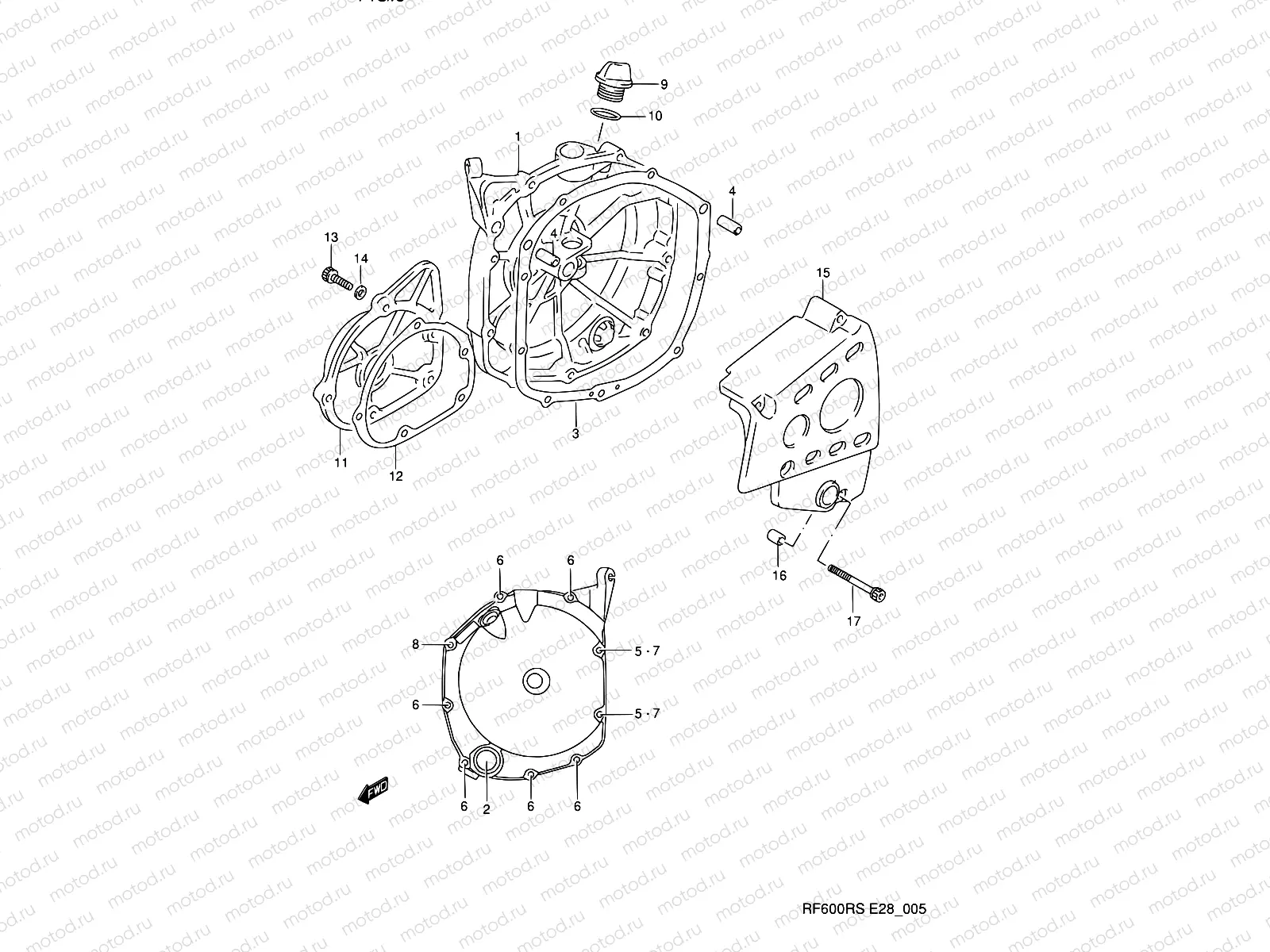5 - CRANKCASE COVER
