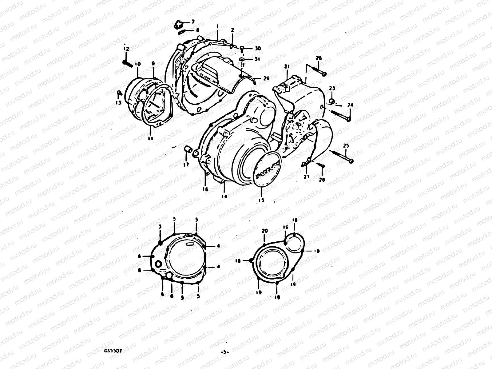 5 - CRANKCASE COVER
