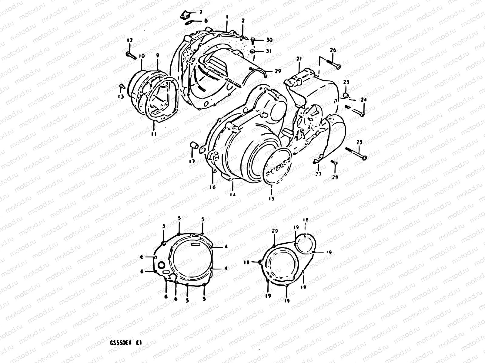 5 - CRANKCASE COVER