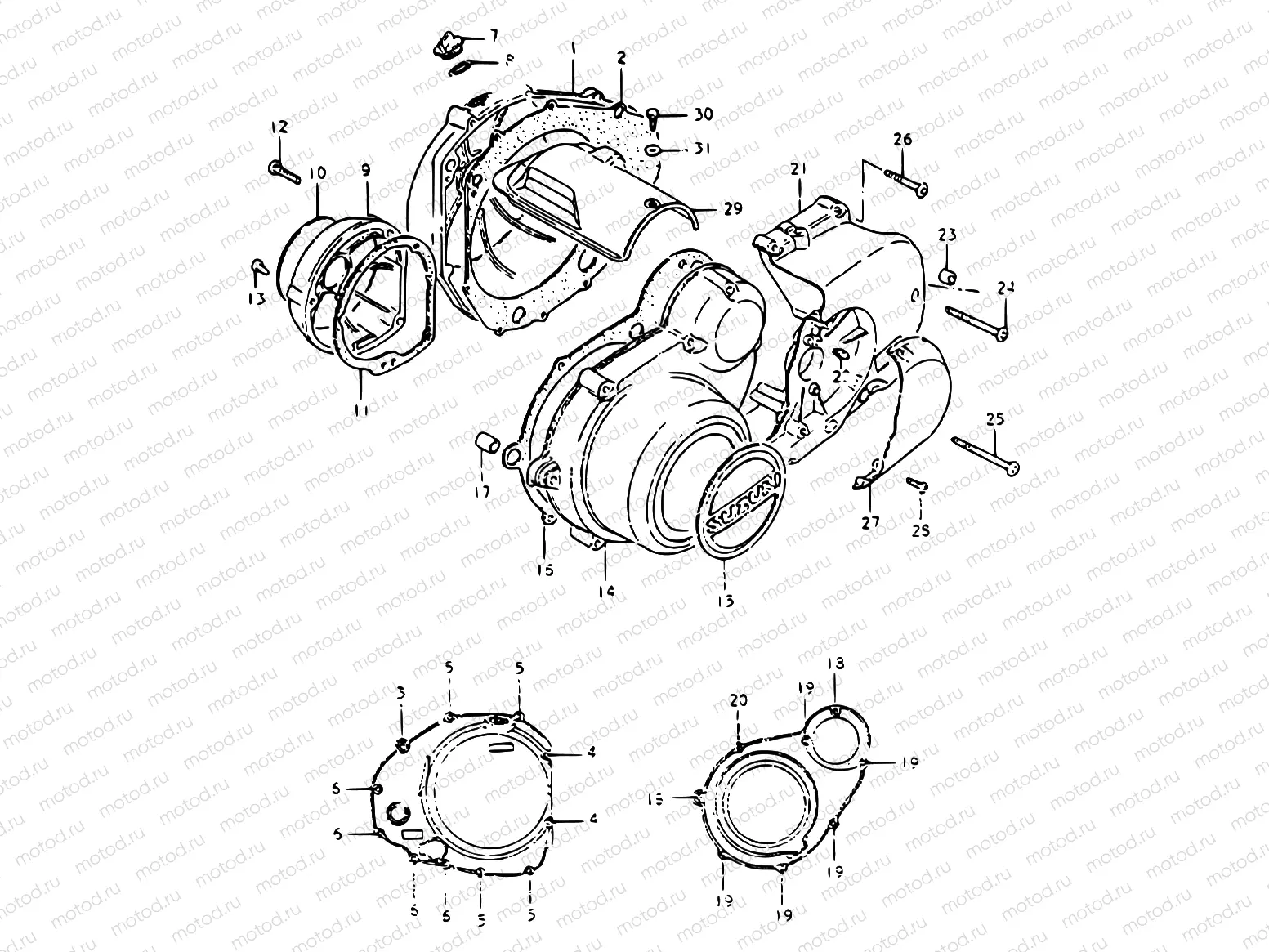 5 - CRANKCASE COVER