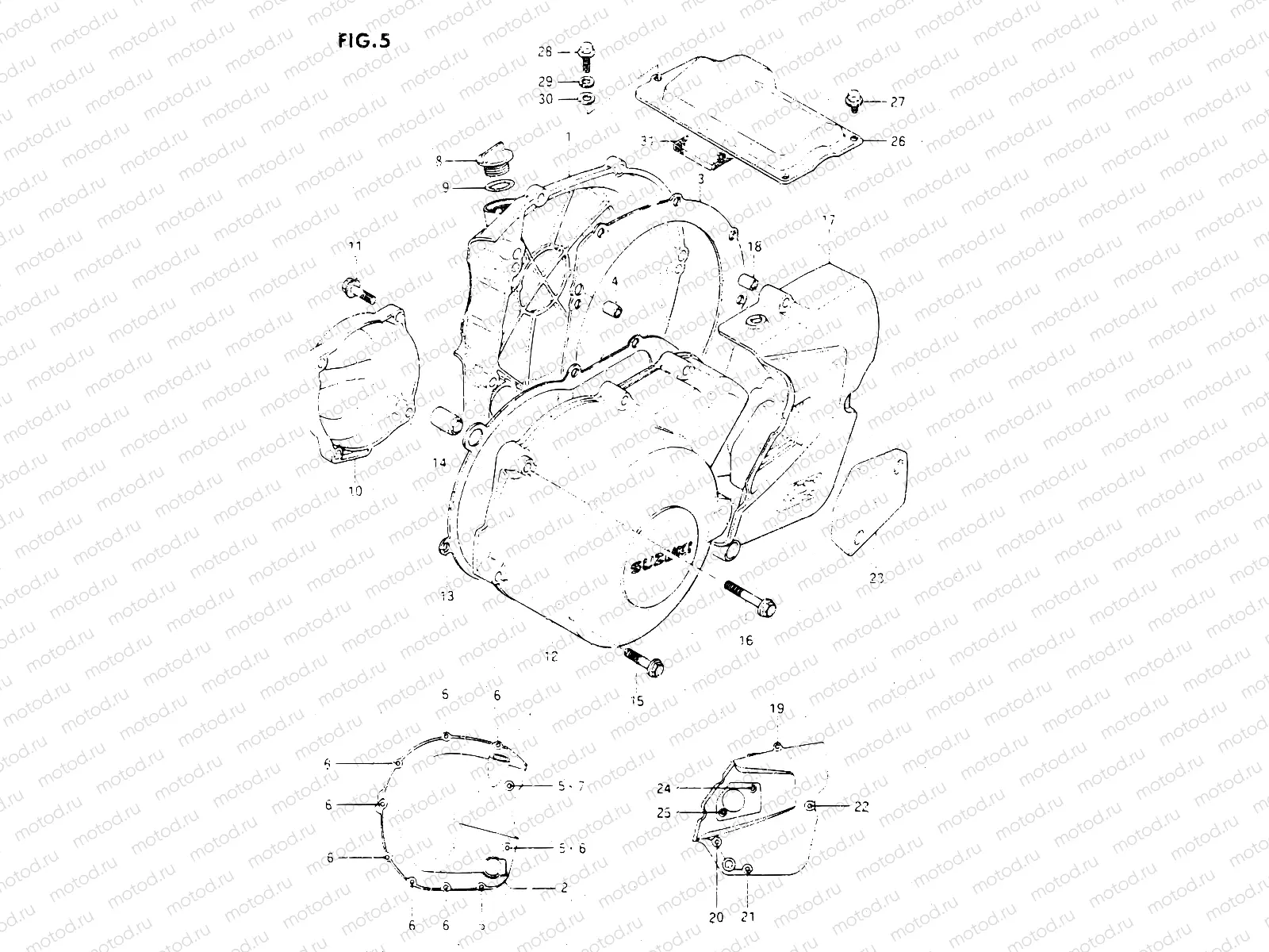 5 - CRANKCASE COVER