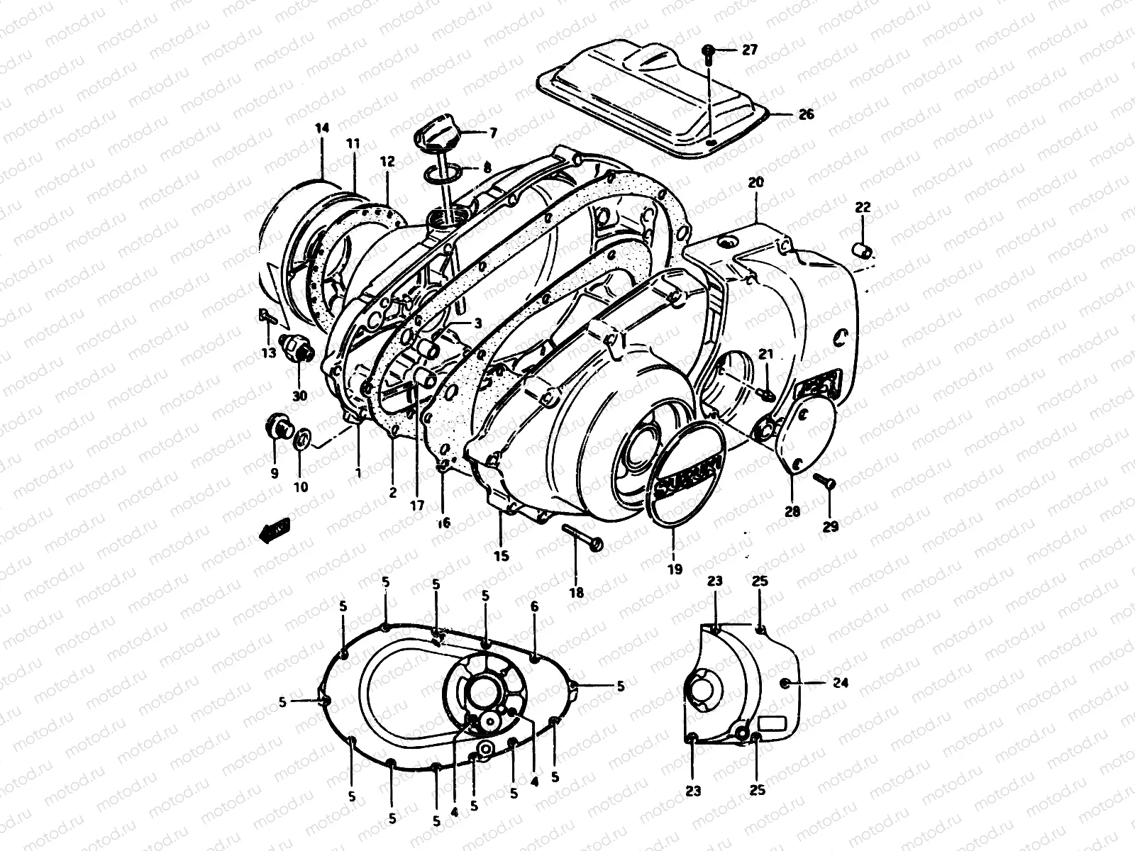 5 - CRANKCASE COVER