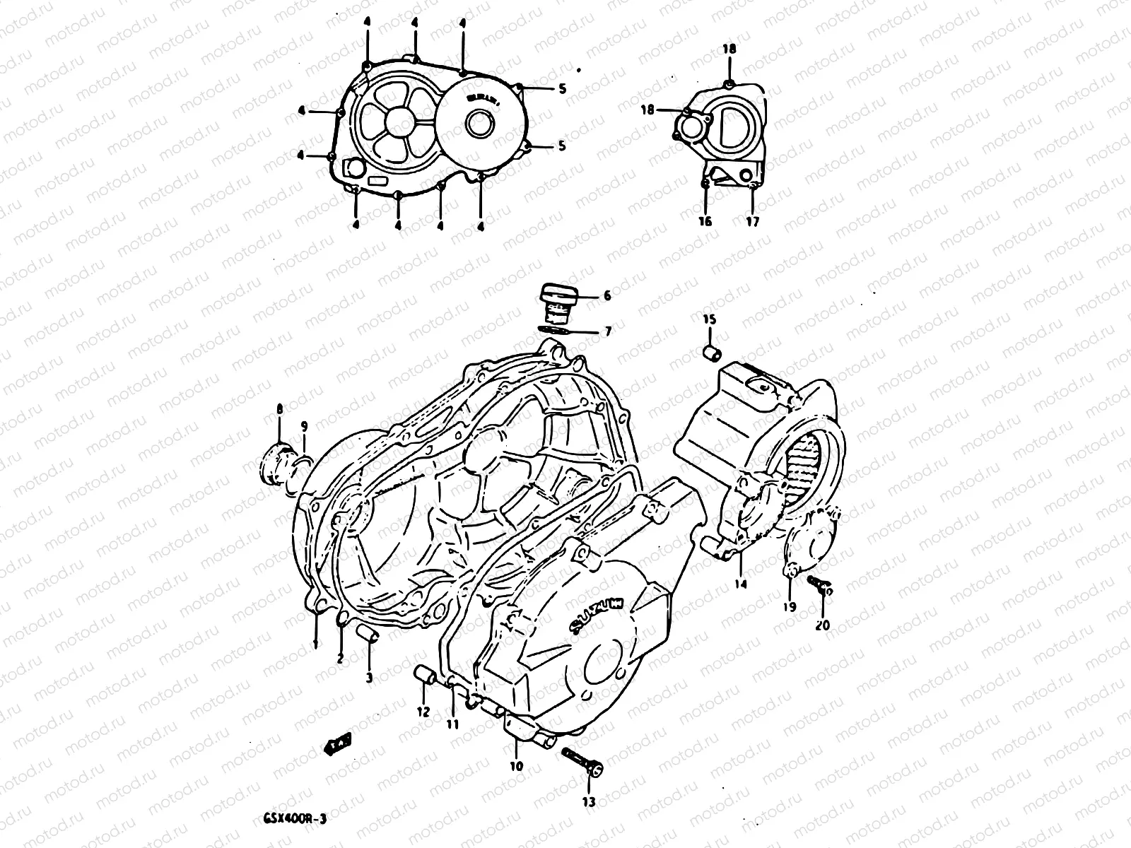 5 - CRANKCASE COVER
