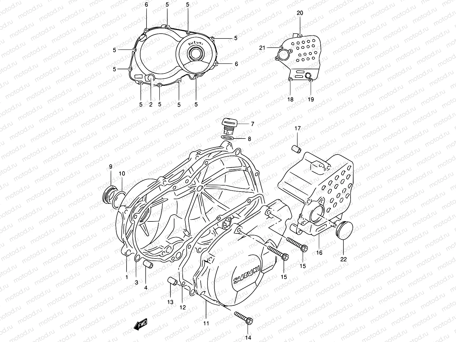 5 - CRANKCASE COVER