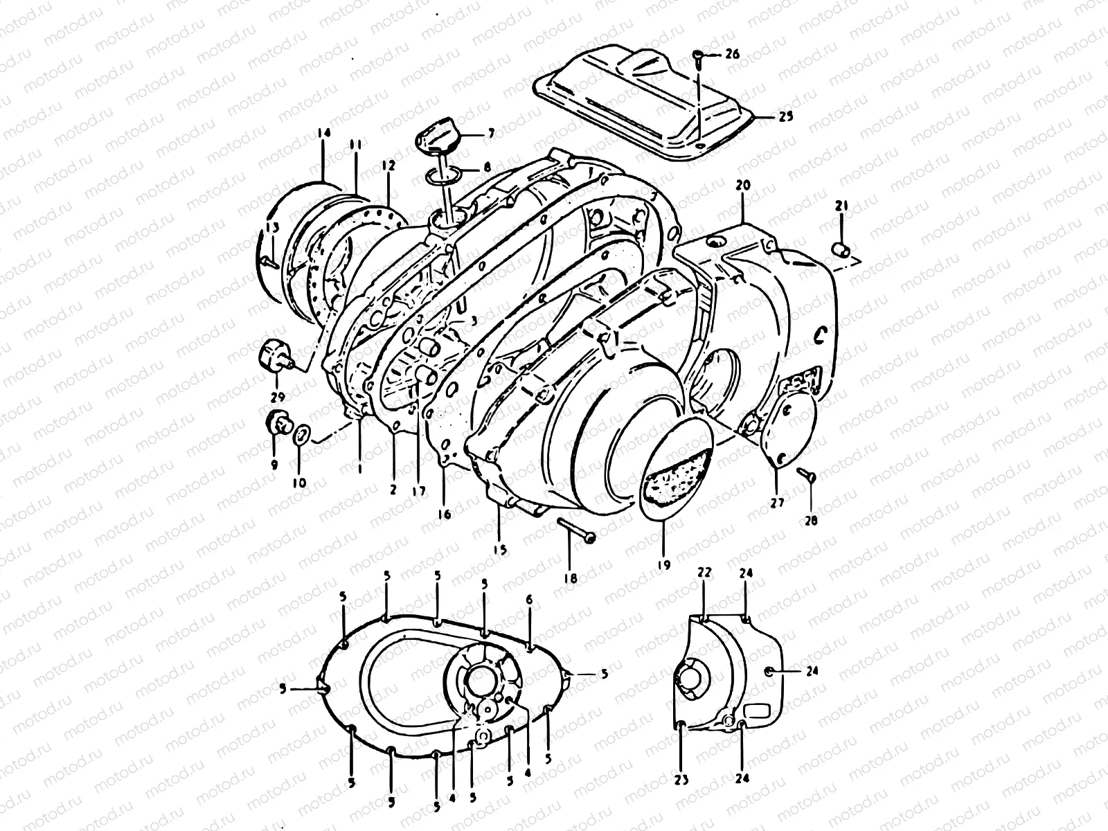 5 - CRANKCASE COVER
