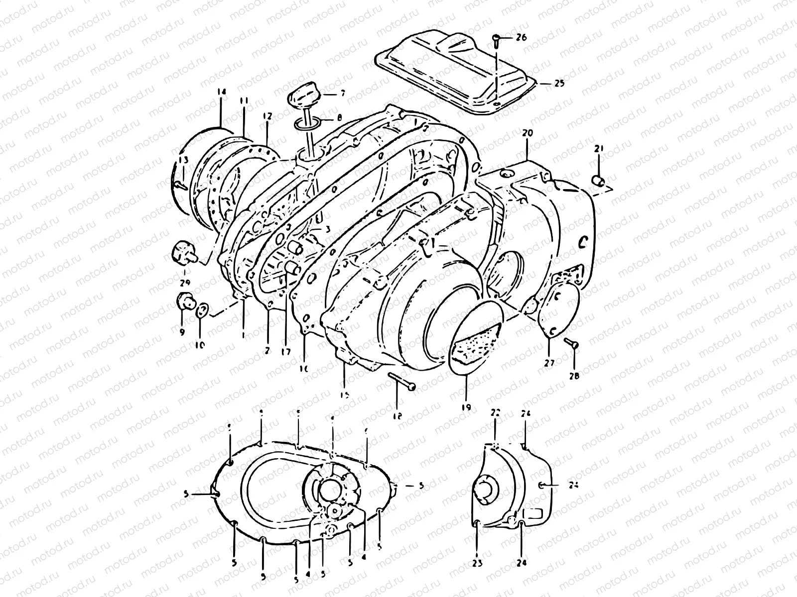 5 - CRANKCASE COVER