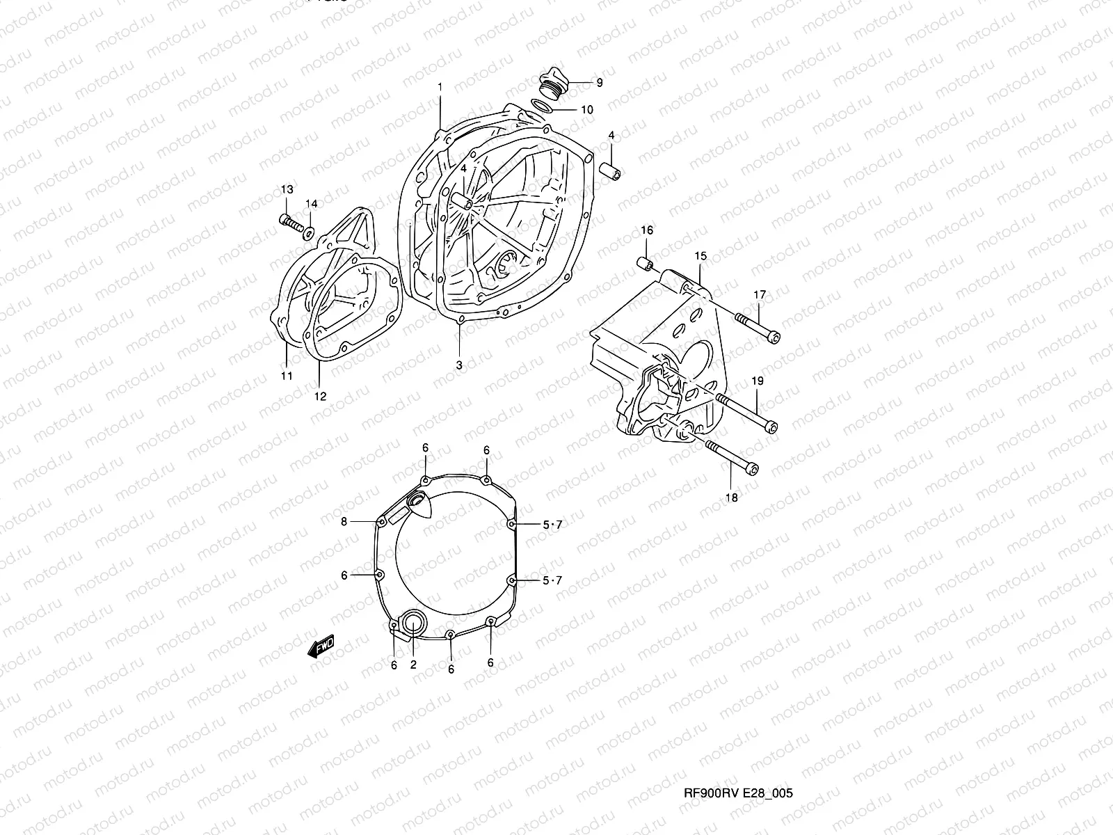 5 - CRANKCASE COVER