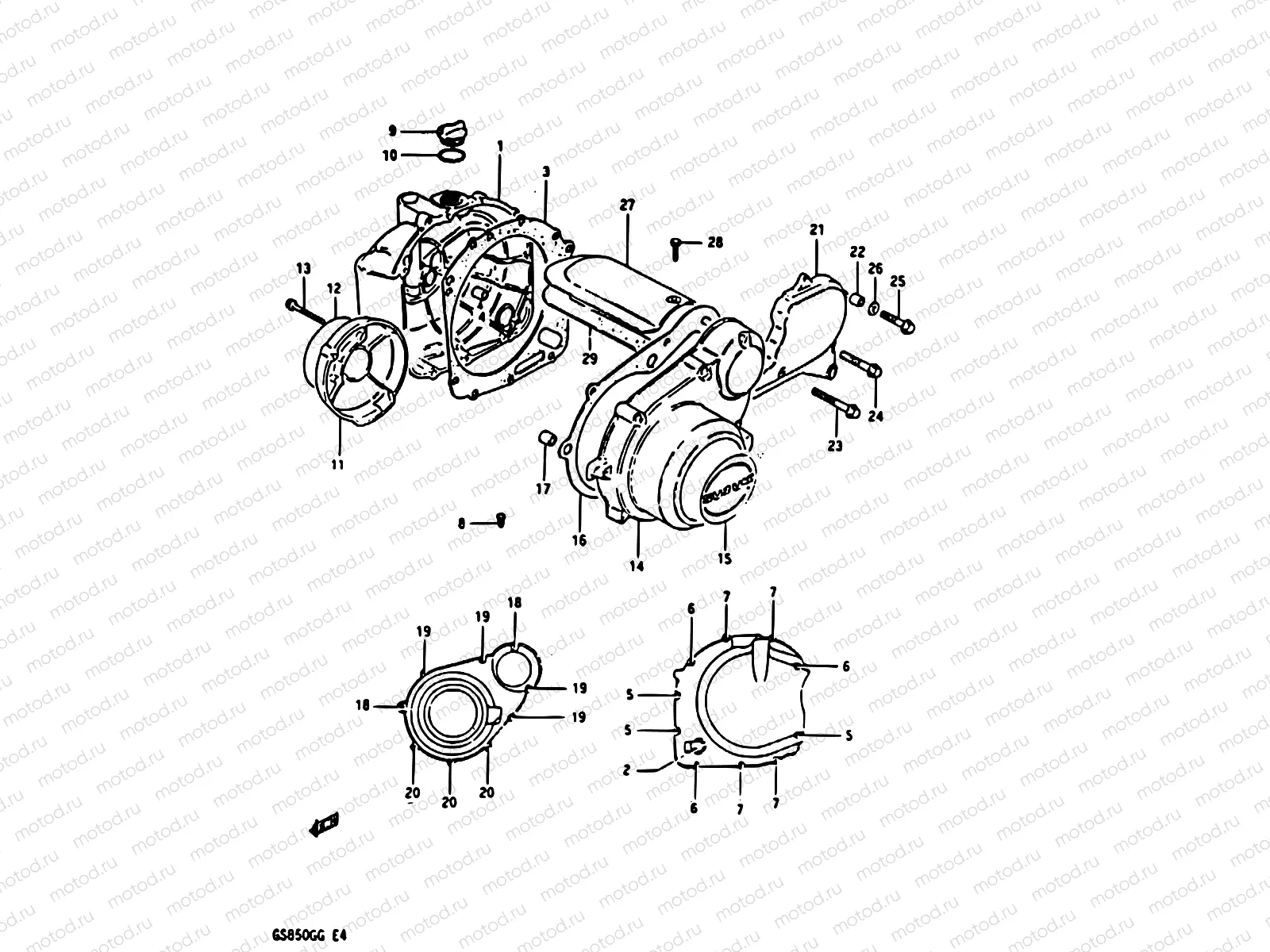 5 - CRANKCASE COVER