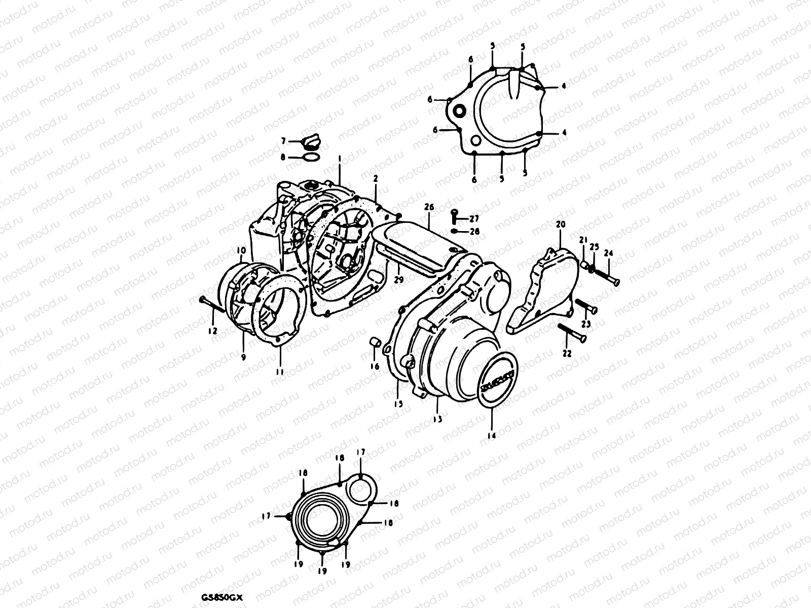 5 - CRANKCASE COVER