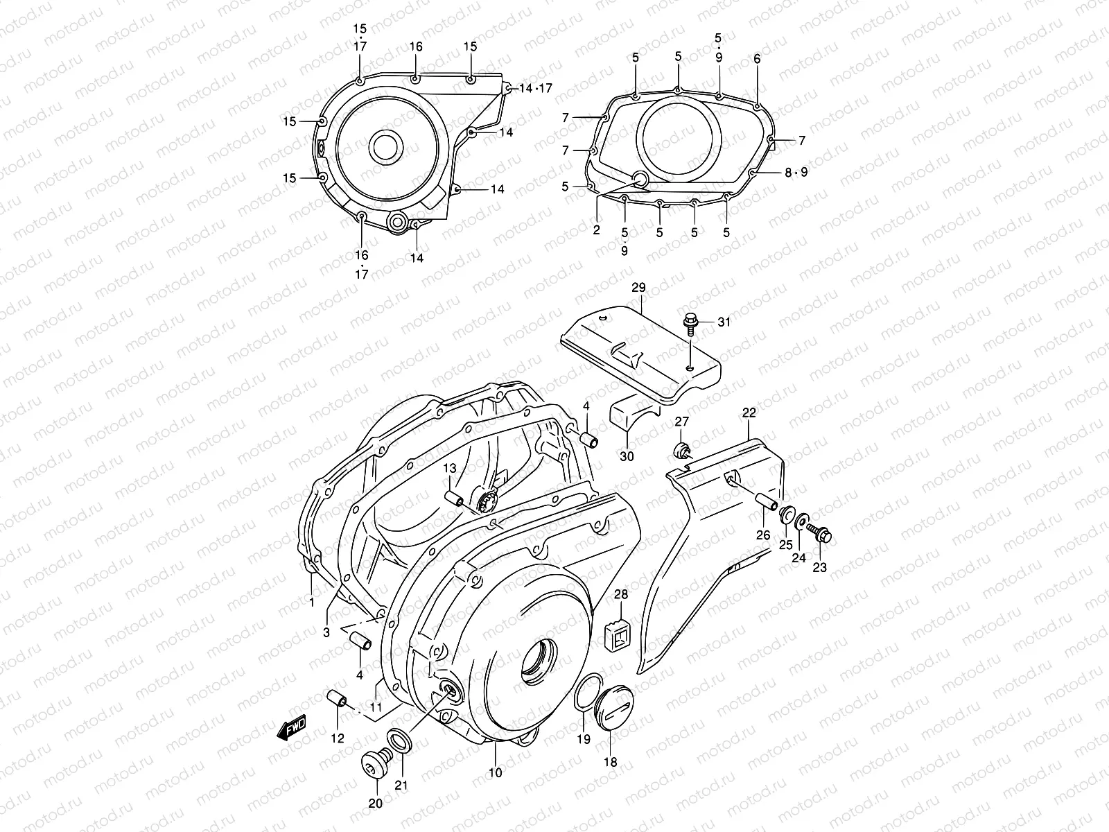5 - CRANKCASE COVER