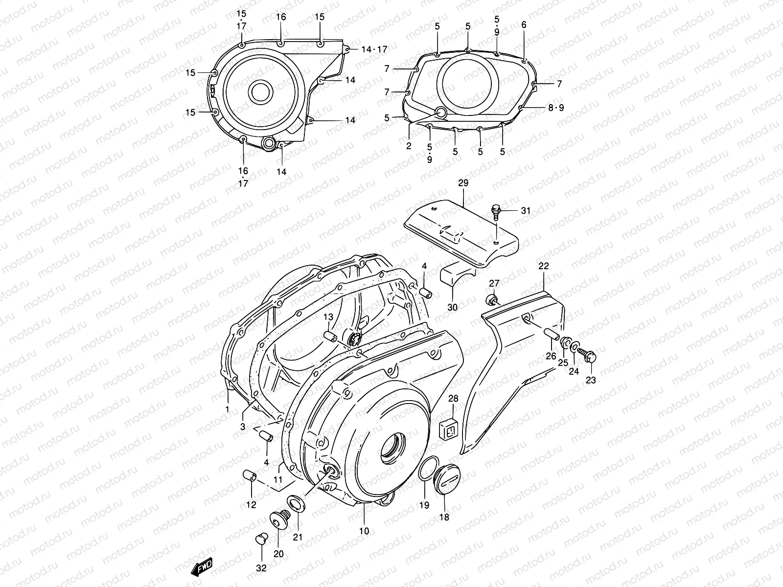 5 - CRANKCASE COVER