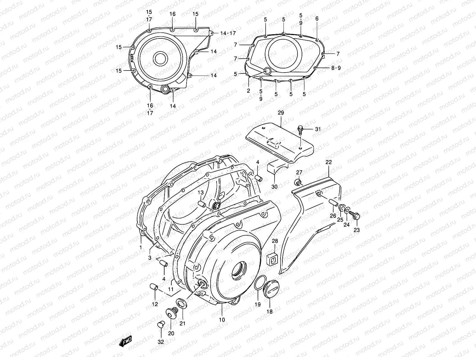 5 - CRANKCASE COVER