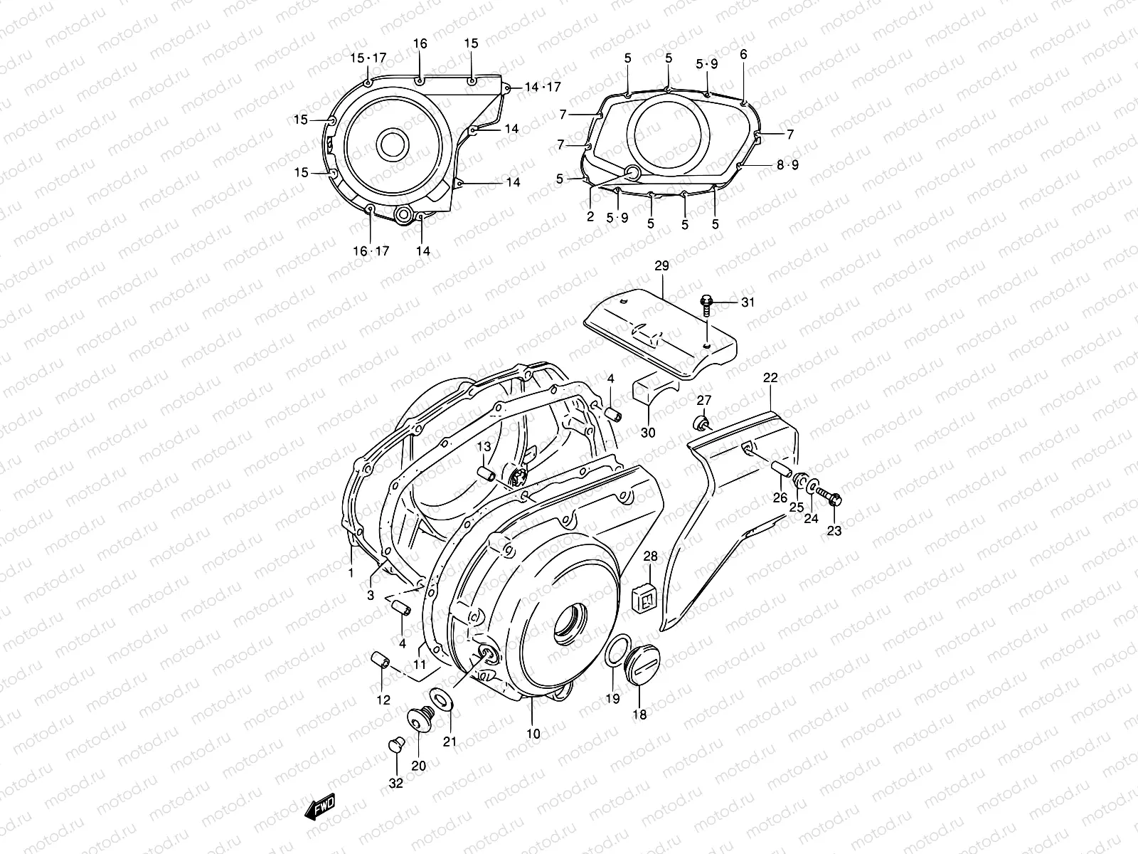 5 - CRANKCASE COVER