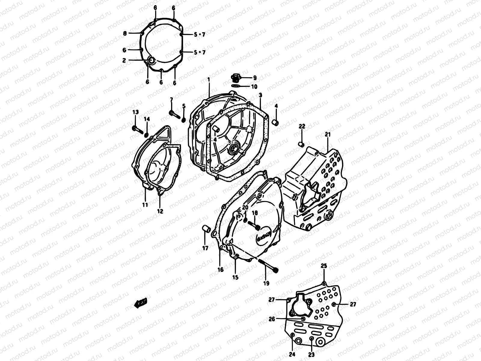 5 - CRANKCASE COVER