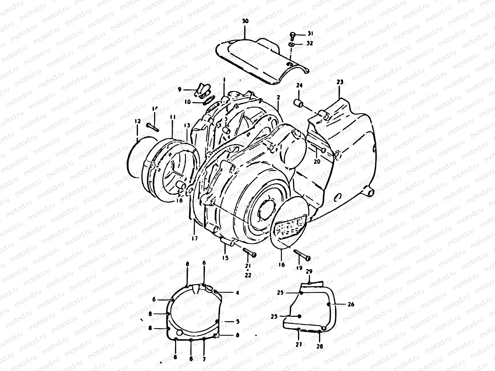 5 - CRANKCASE COVER