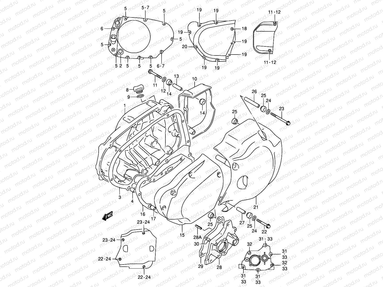 5 - CRANKCASE COVER