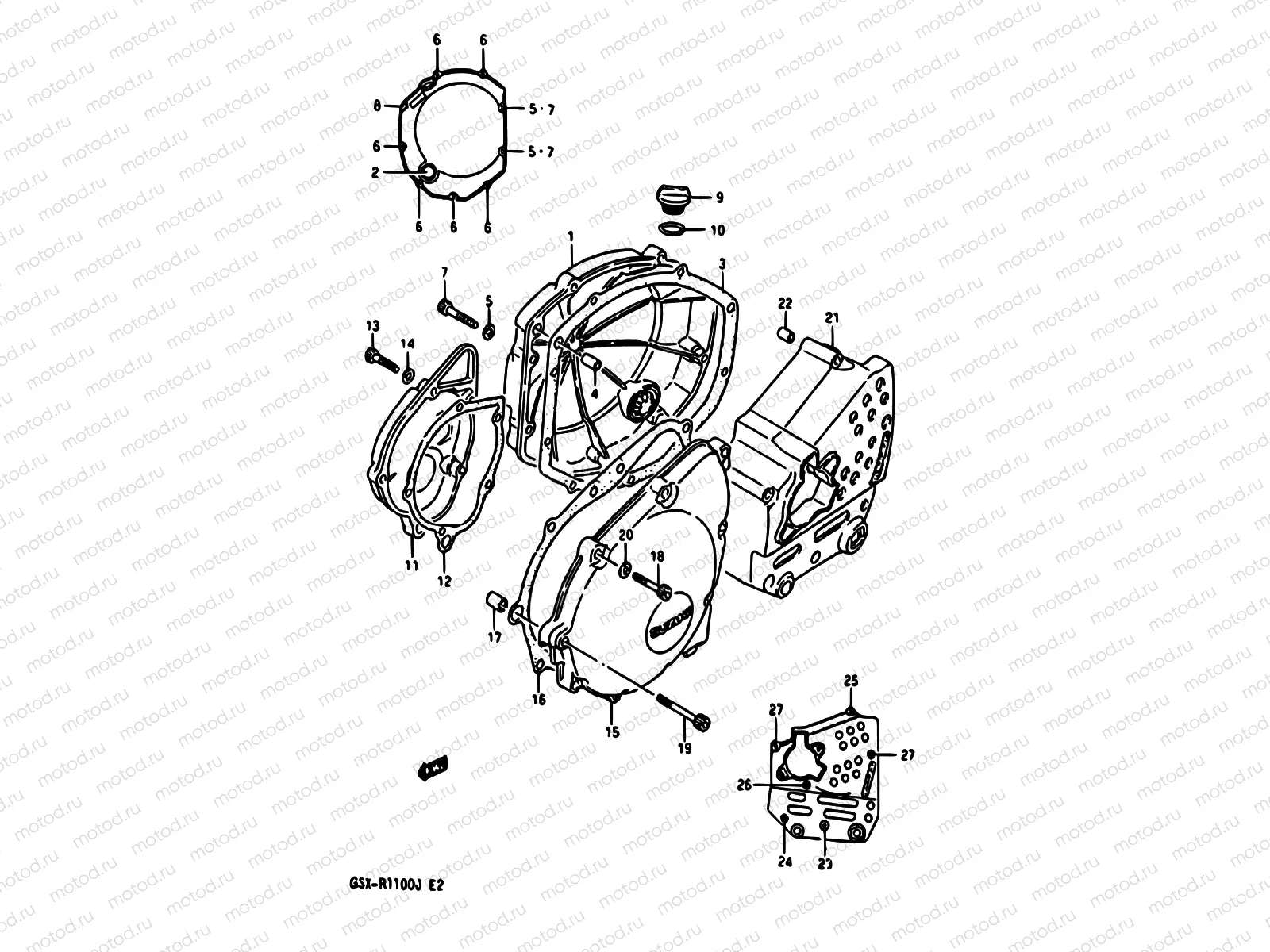5 - CRANKCASE COVER