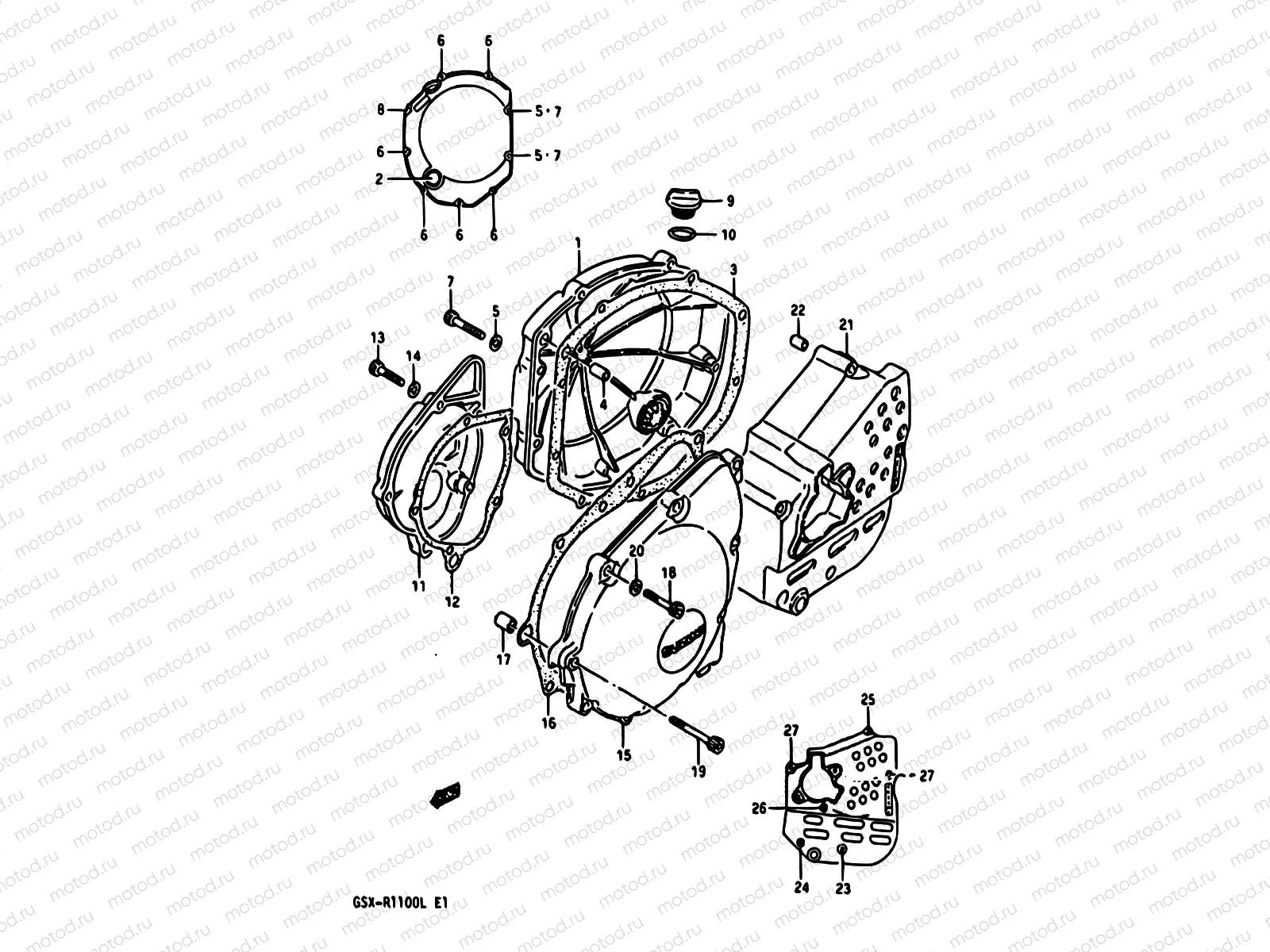 5 - CRANKCASE COVER
