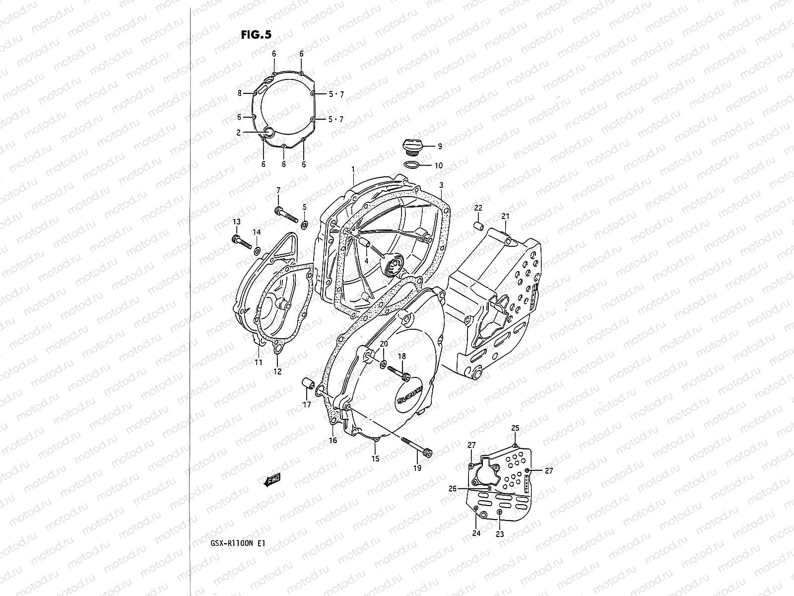 5 - CRANKCASE COVER