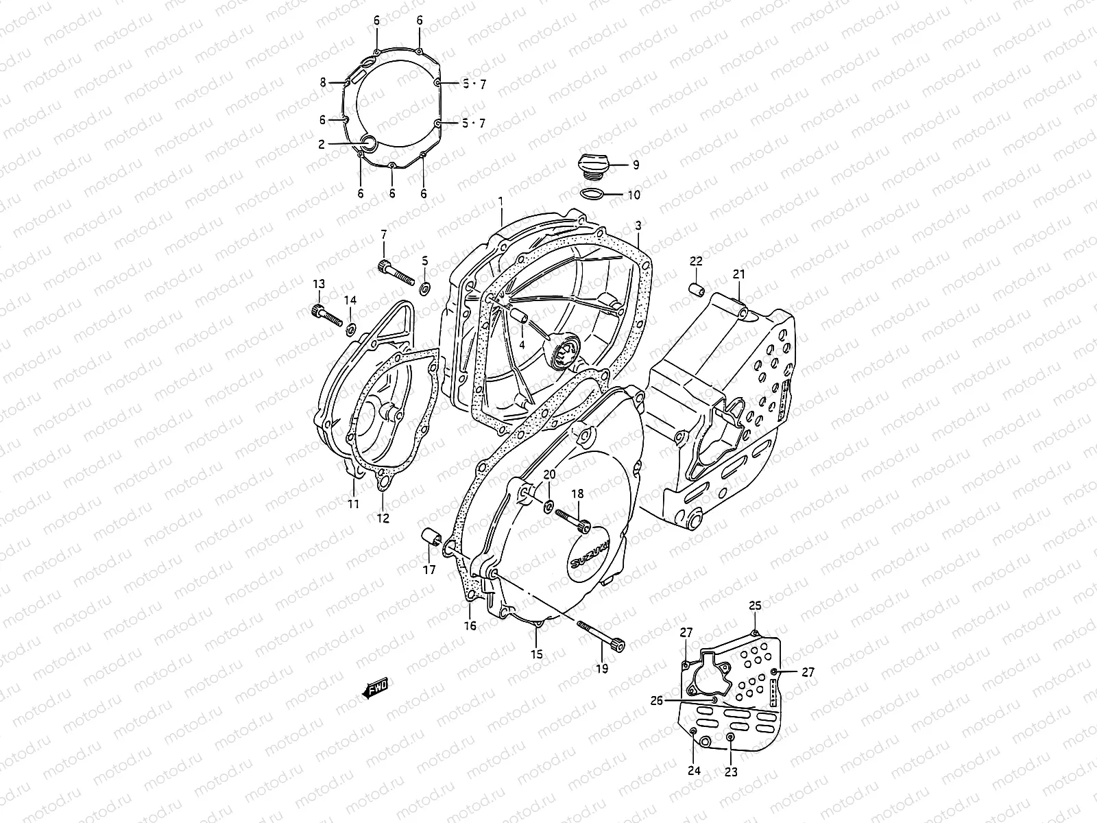 5 - CRANKCASE COVER