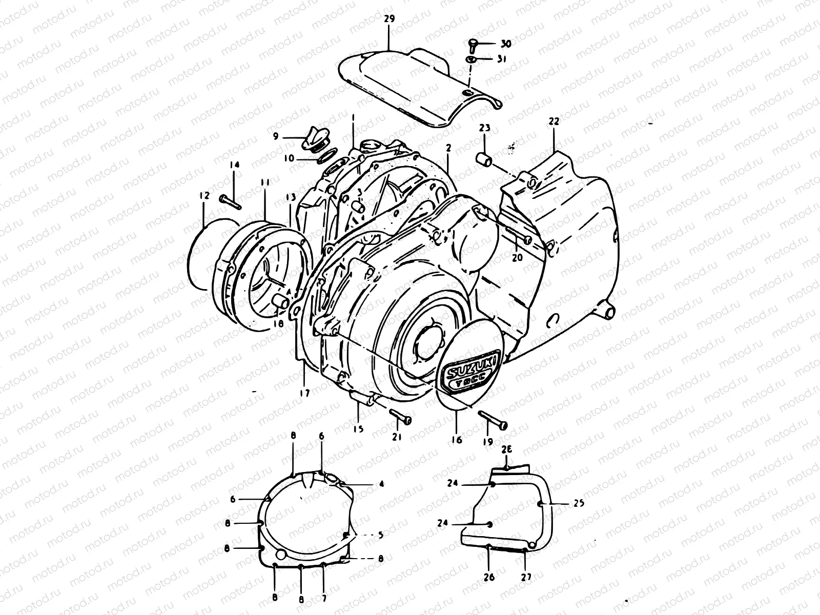 5 - CRANKCASE COVER