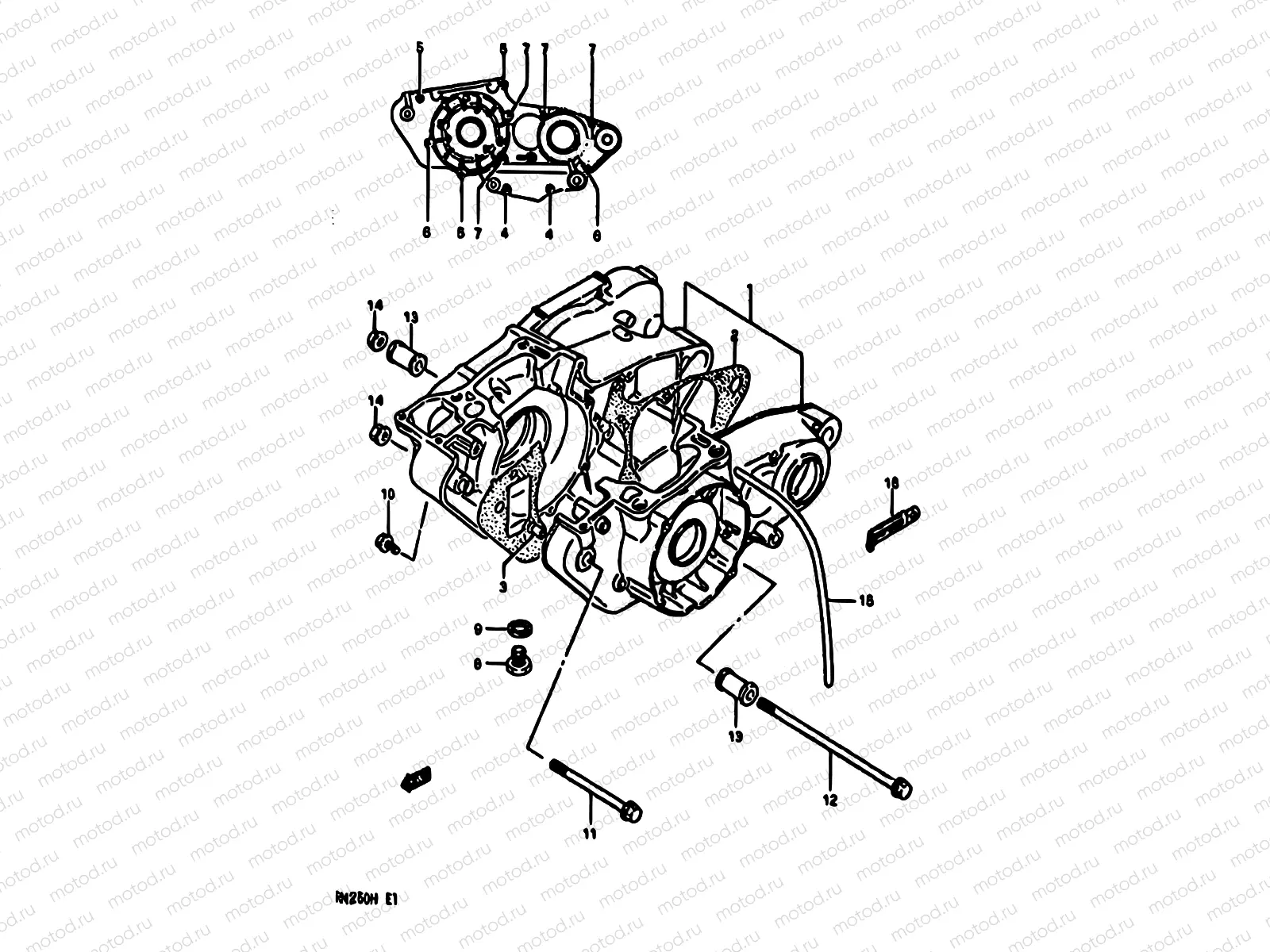 5 - CRANKCASE (MODEL G)