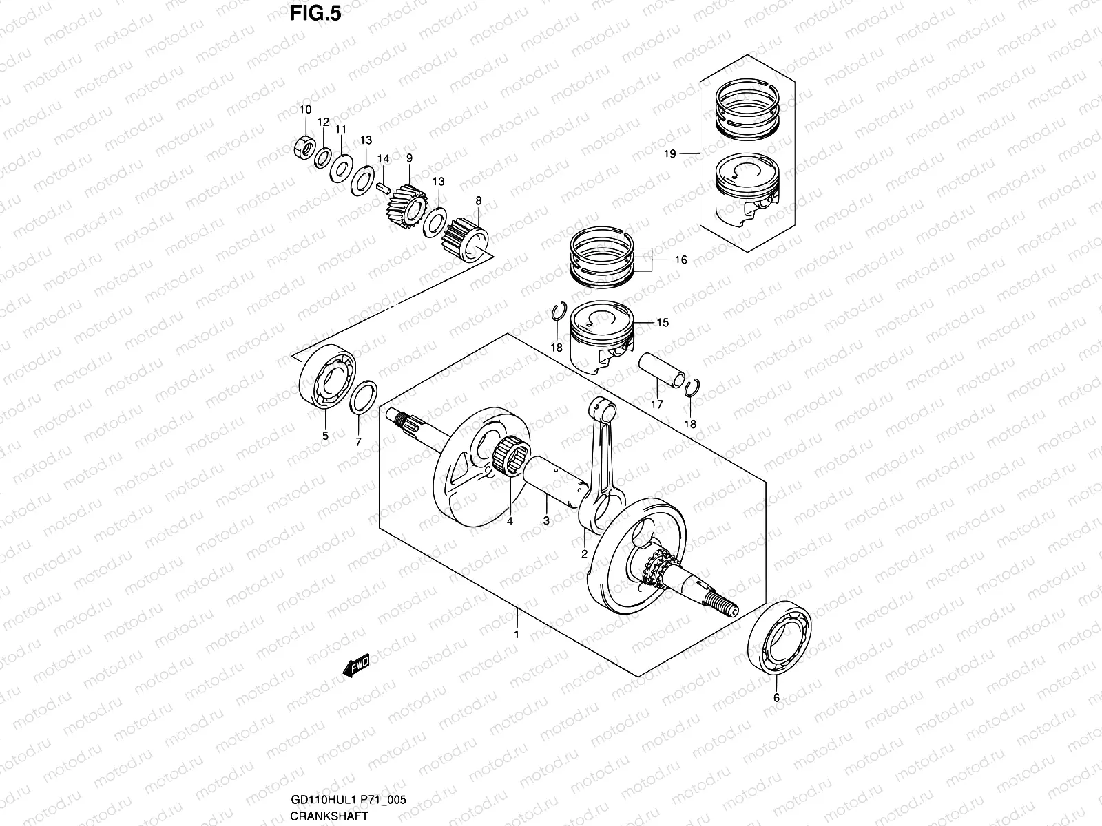 5 - CRANKSHAFT