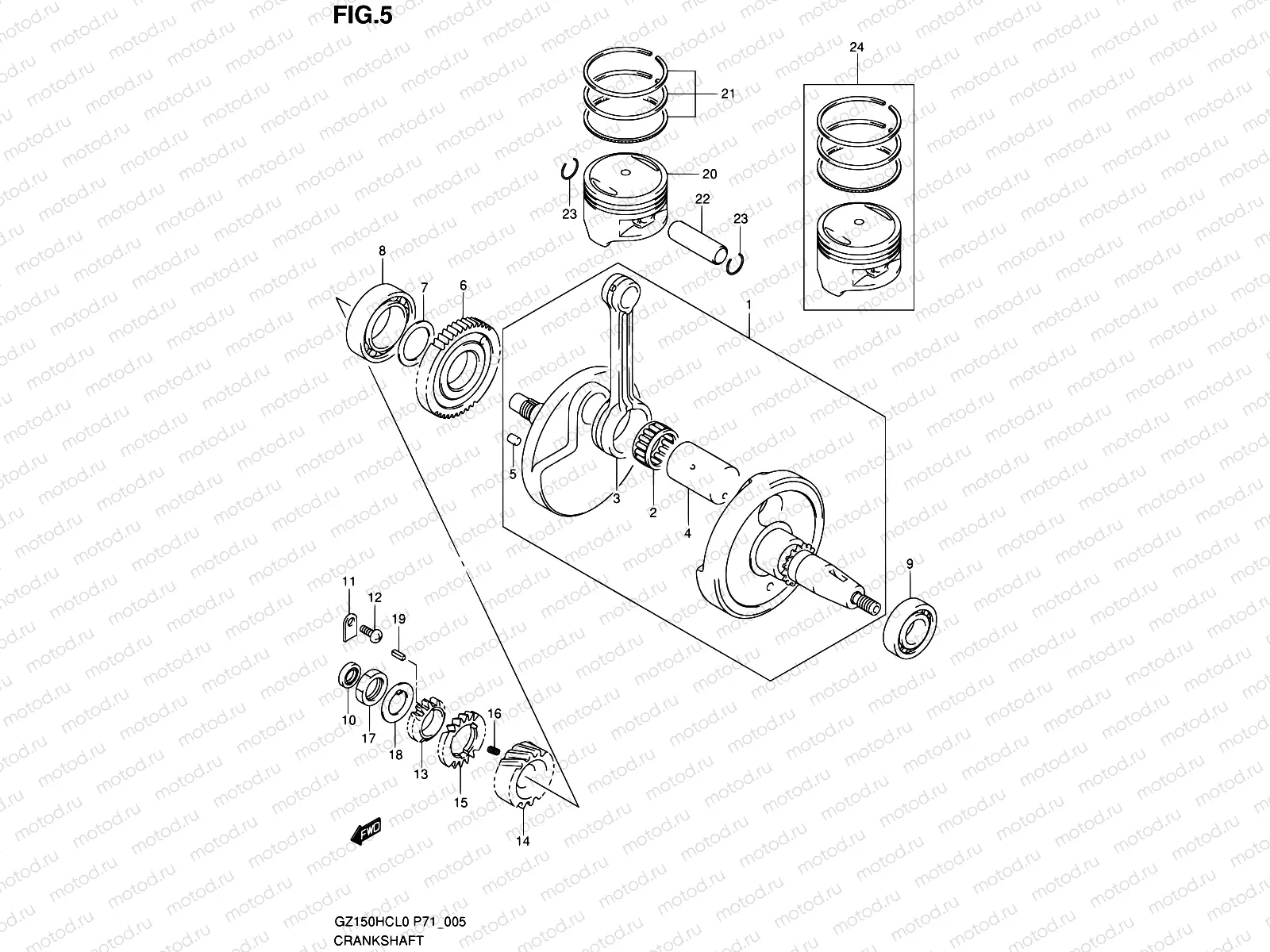 5 - CRANKSHAFT