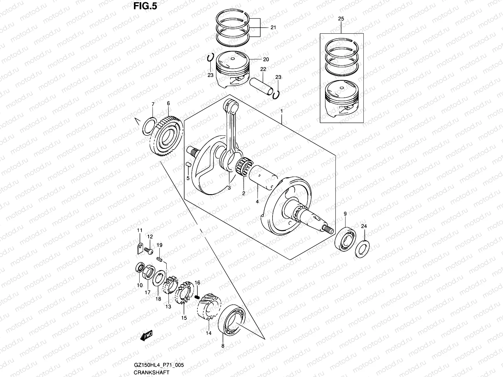 5 - CRANKSHAFT