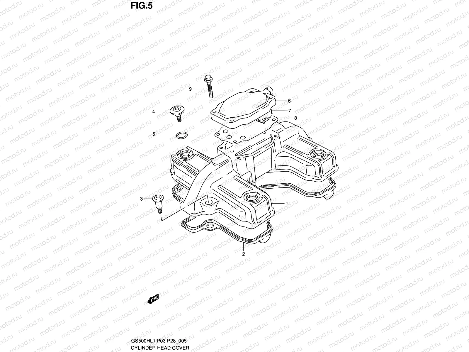 5 - CYLINDER HEAD COVER