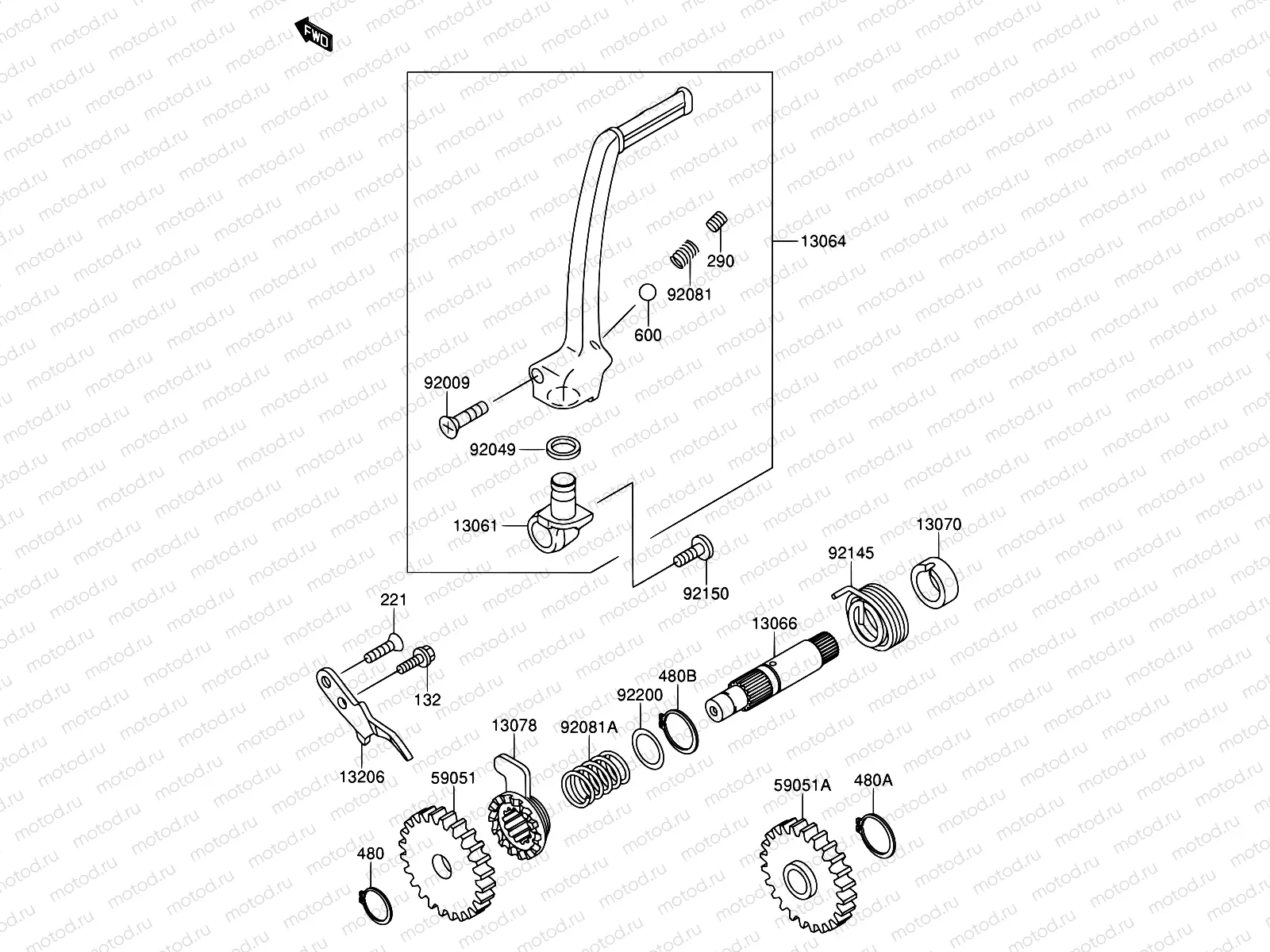 5 - KICKSTARTER MECHANISM