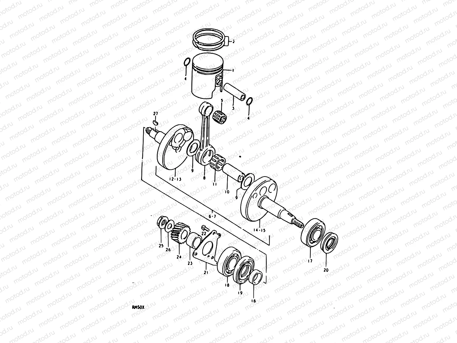 5 - PISTON - CRANKSHAFT