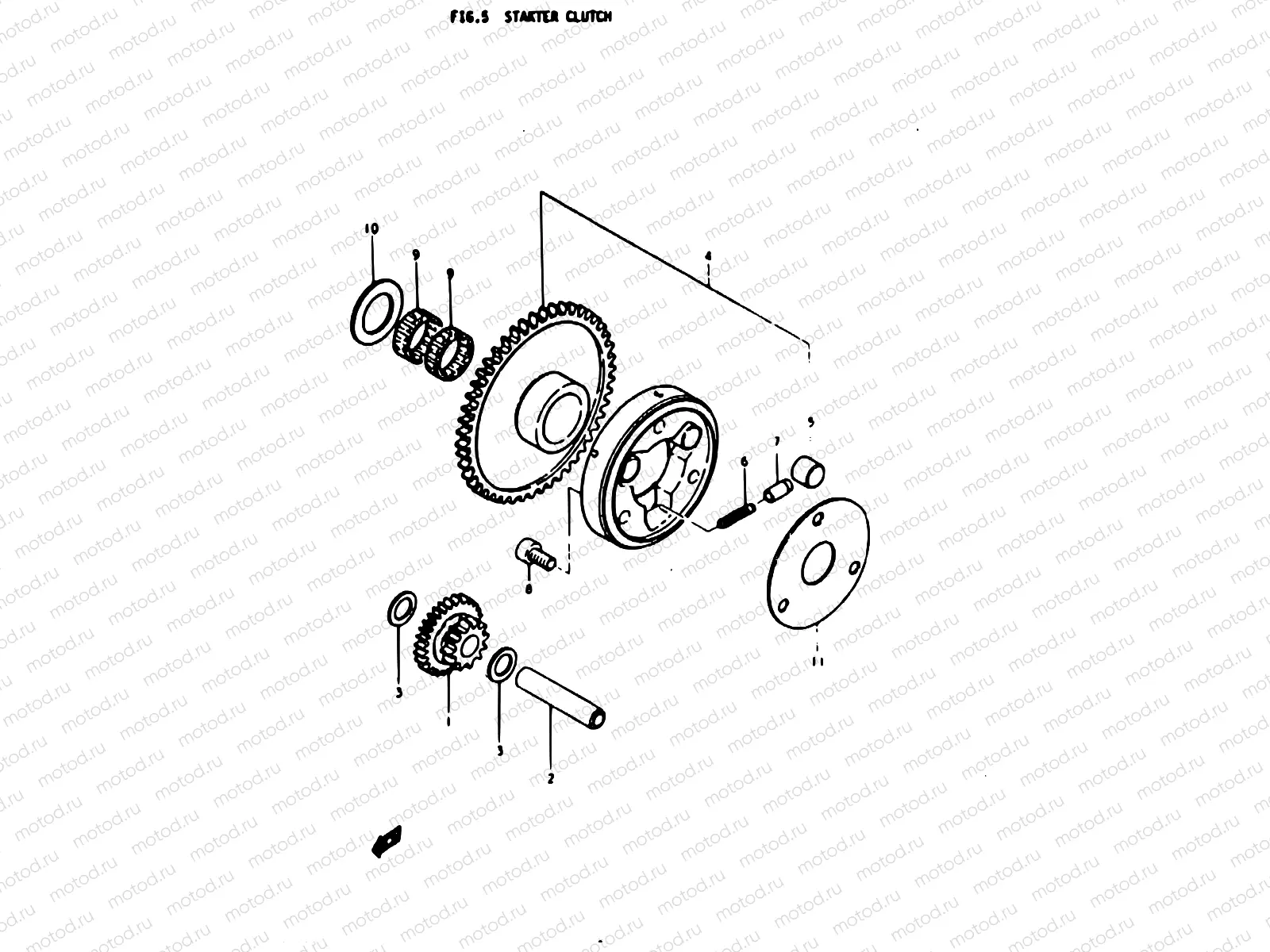 5 - STARTER CLUTCH