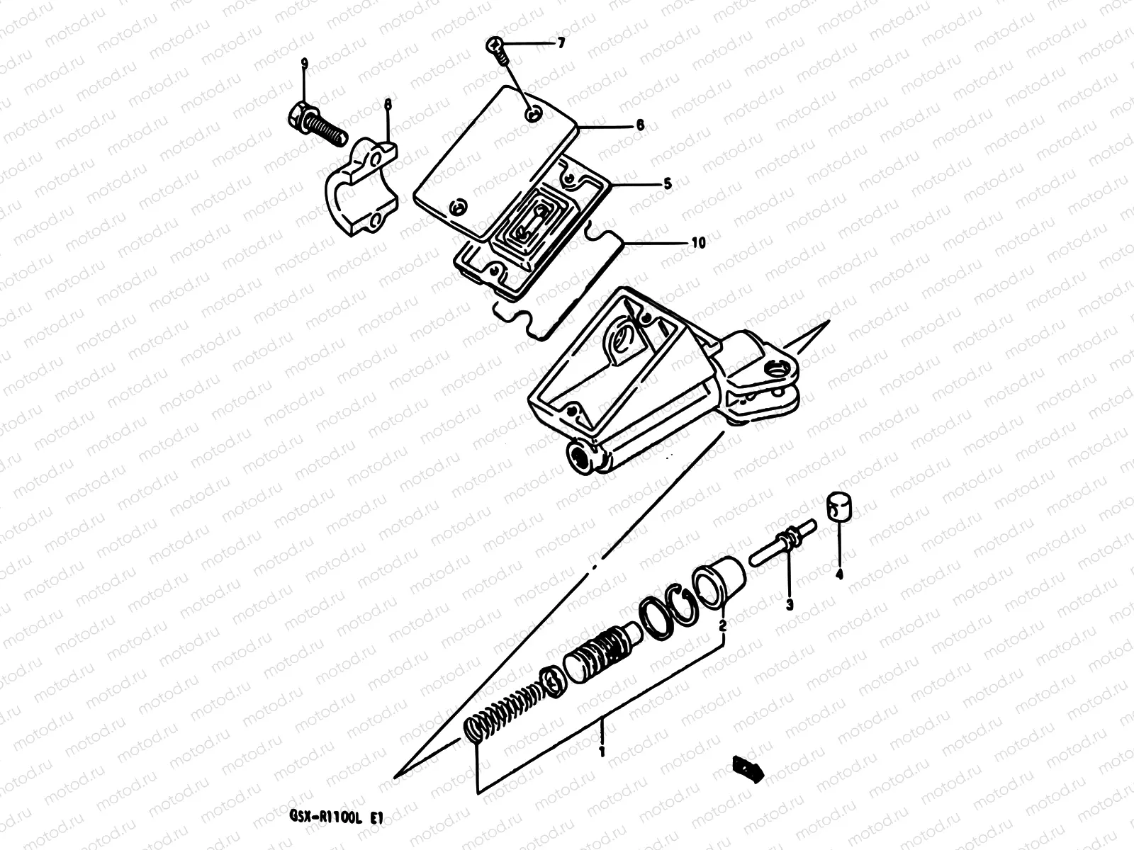 50 - CLUTCH MASTER CYLINDER