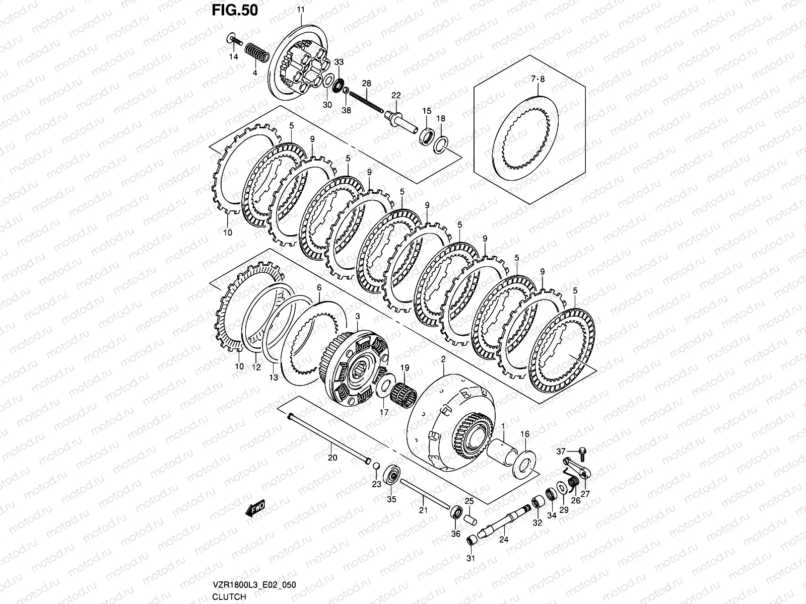 50 - CLUTCH (VZR1800L3 E02)