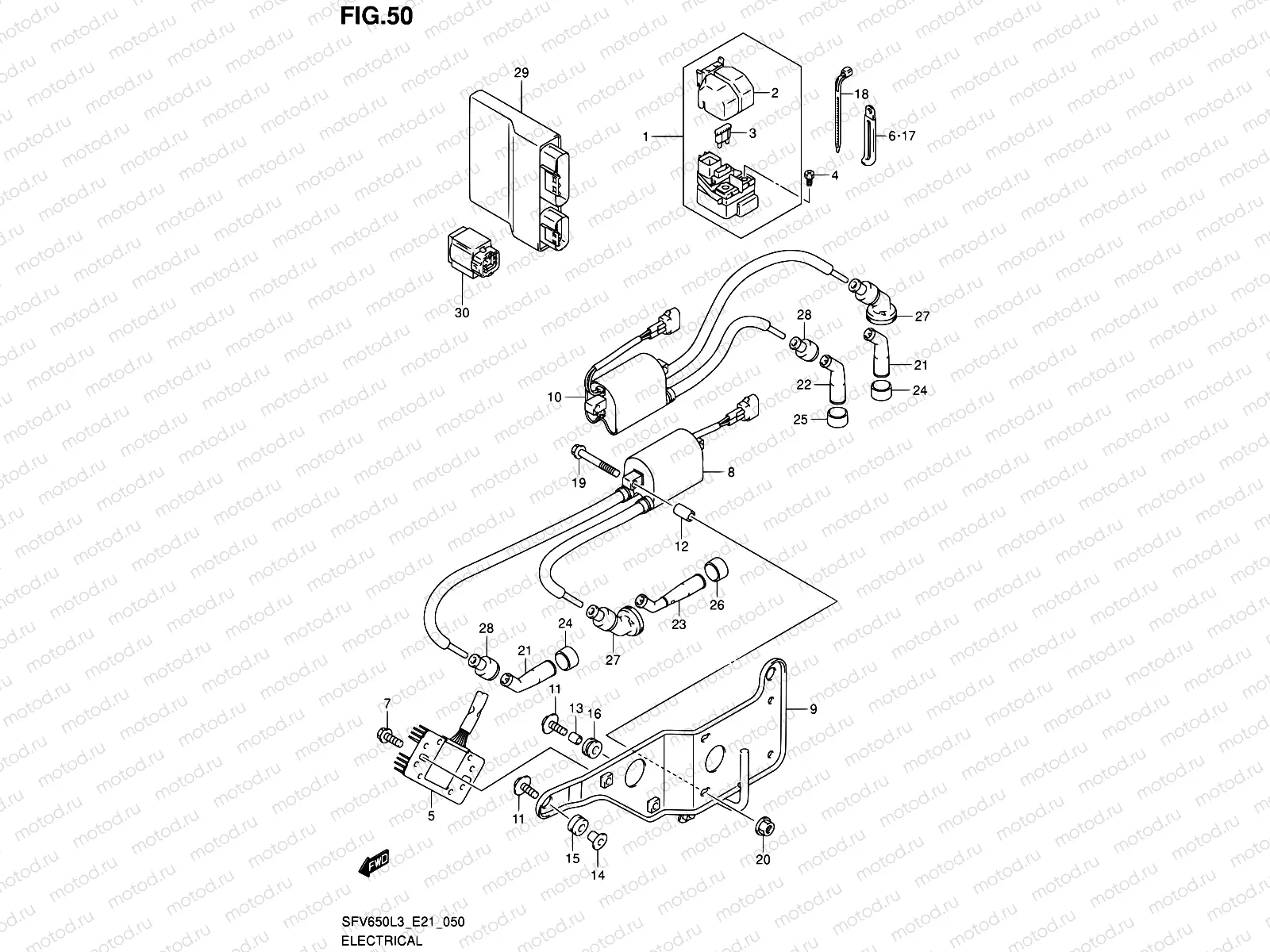 50 - ELECTRICAL (SFV650AL3 E21)