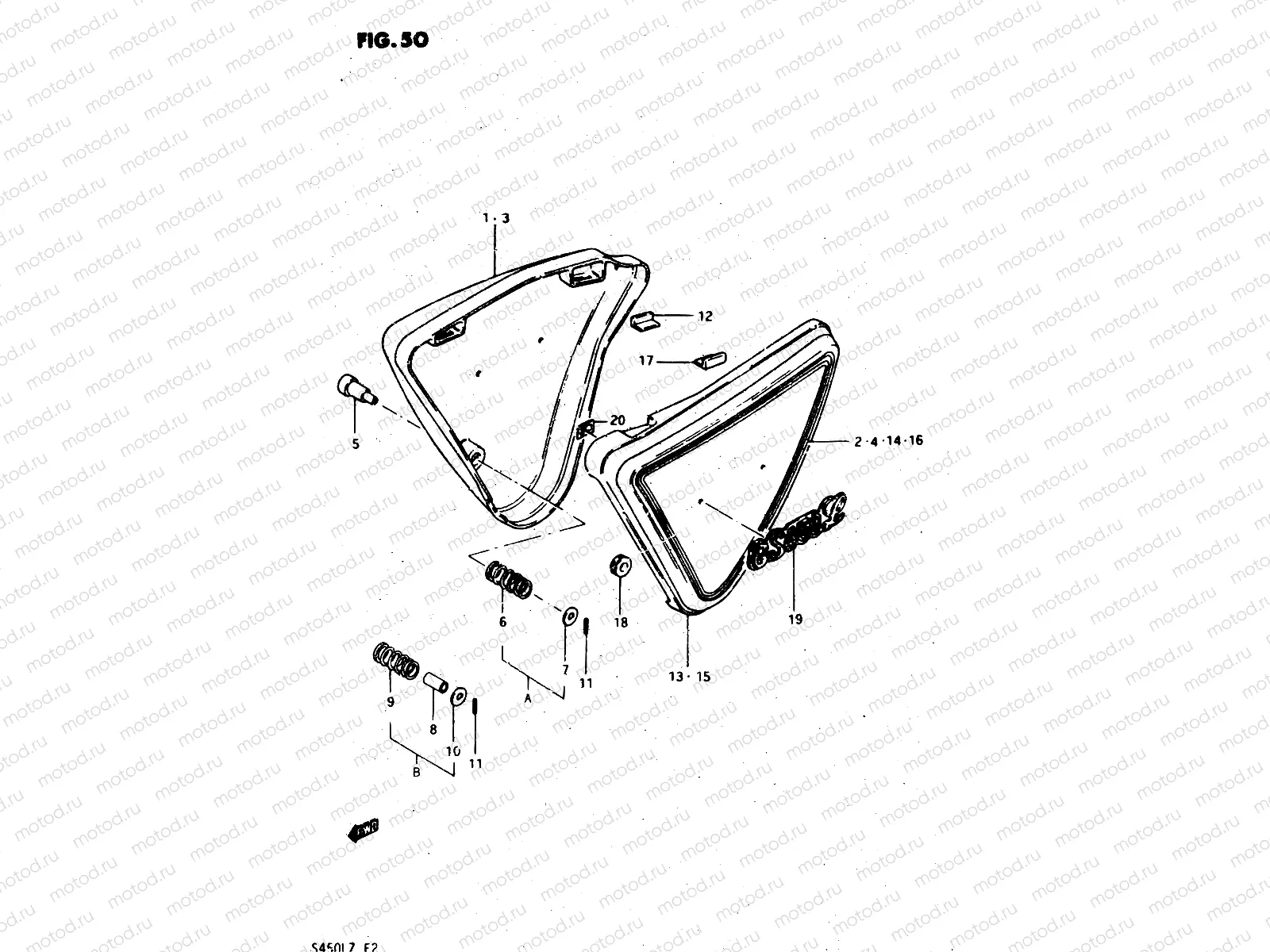 50 - FRAME COVER (MODEL T)